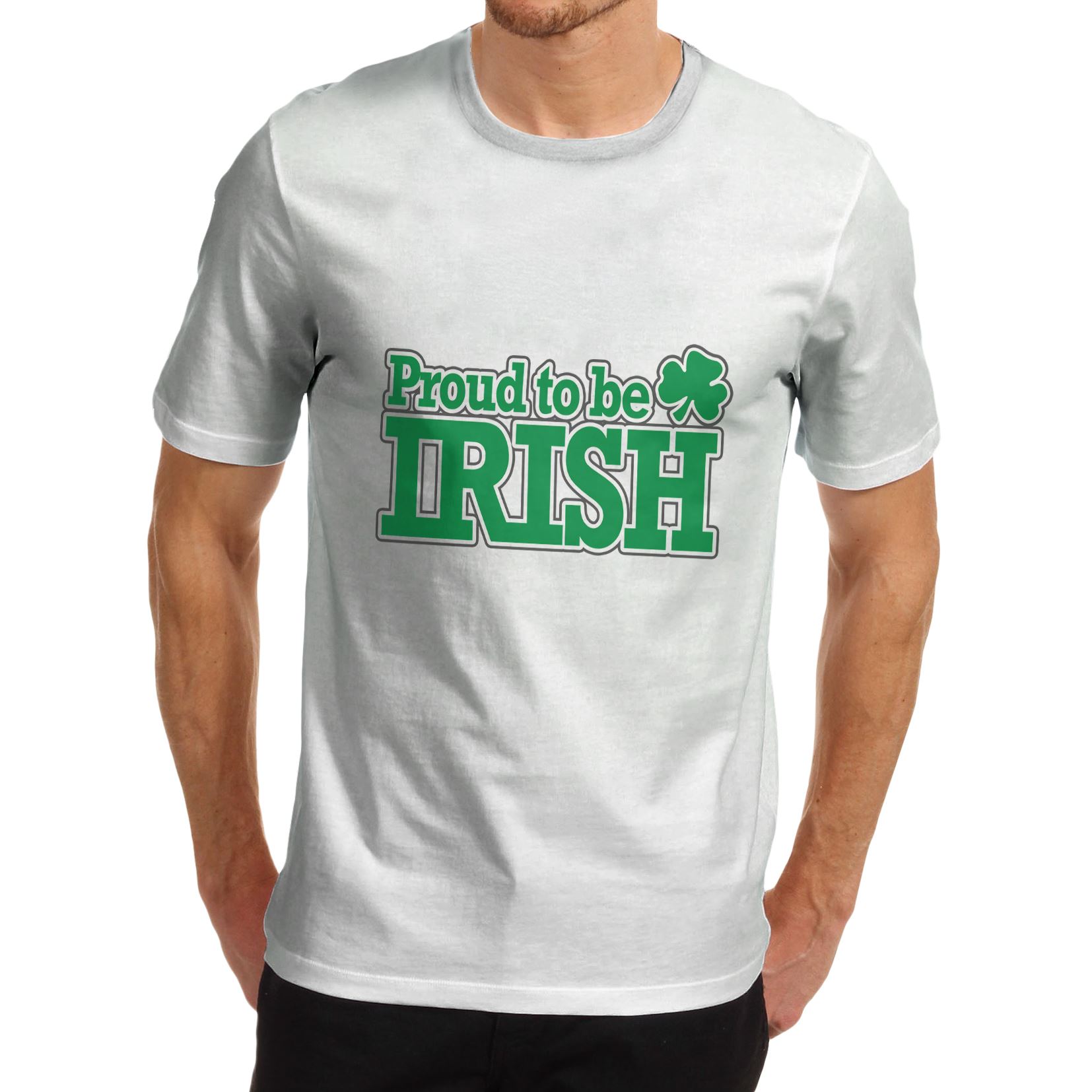Twisted Envy Men/'s Proud To Be Irish T-Shirt