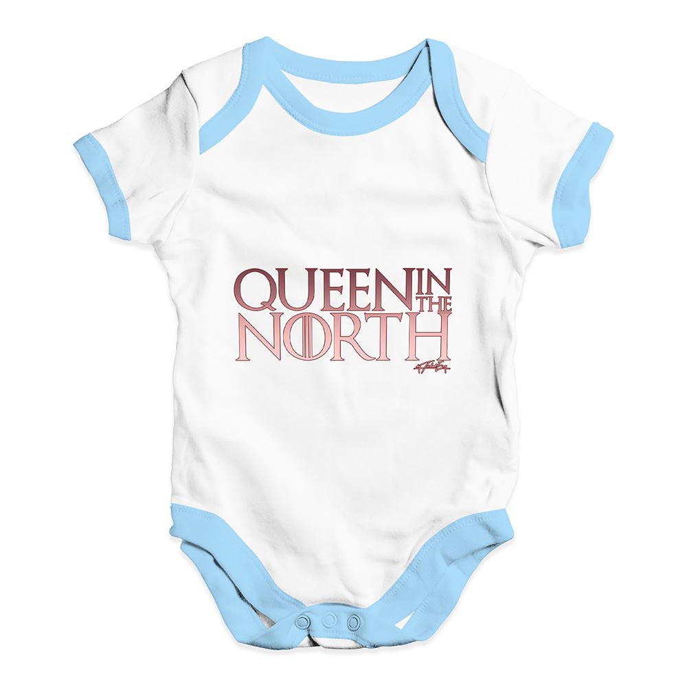Twisted Envy Queen In The North Baby Unisex Funny Baby Grow Bodysuit