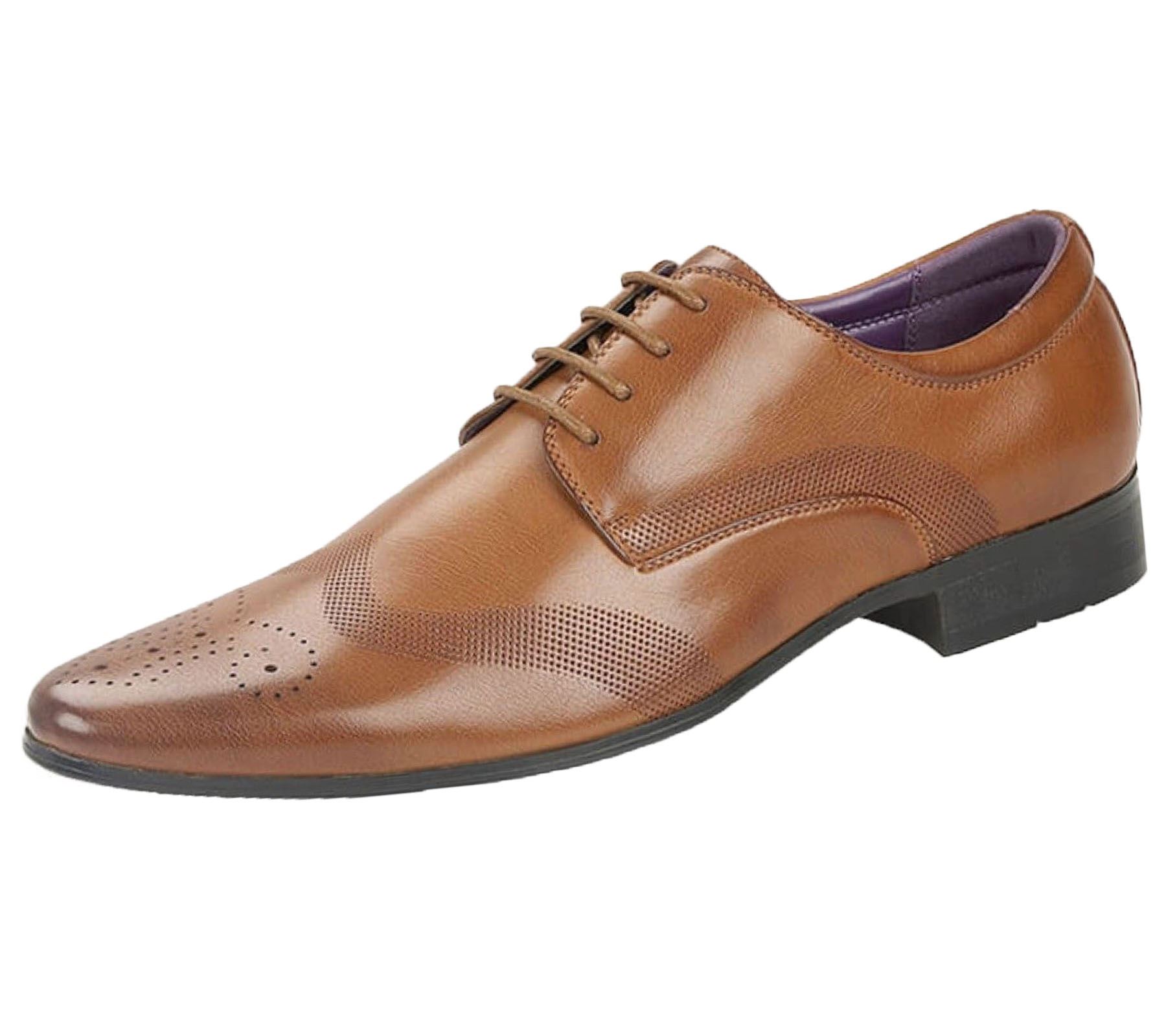 Mens Brogues Shoes Office Wedding Formal Smart Dress Shoes New Size