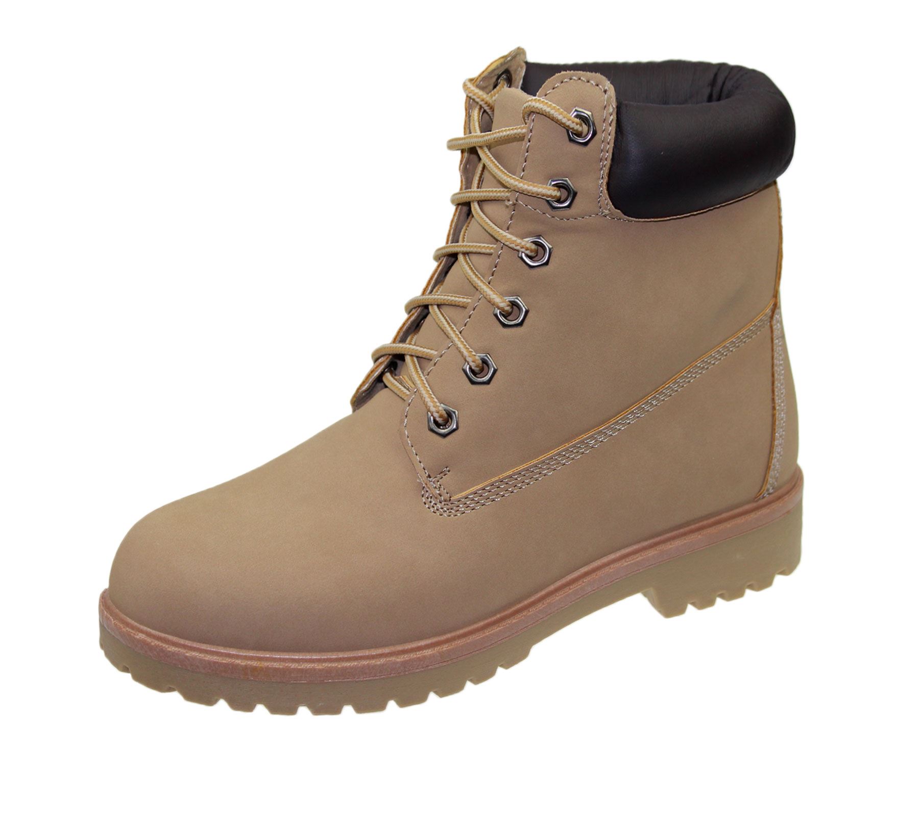 Womens High Top Boots Hiking Desert Trail Combat Ladies Ankle Work Lace Up Shoes