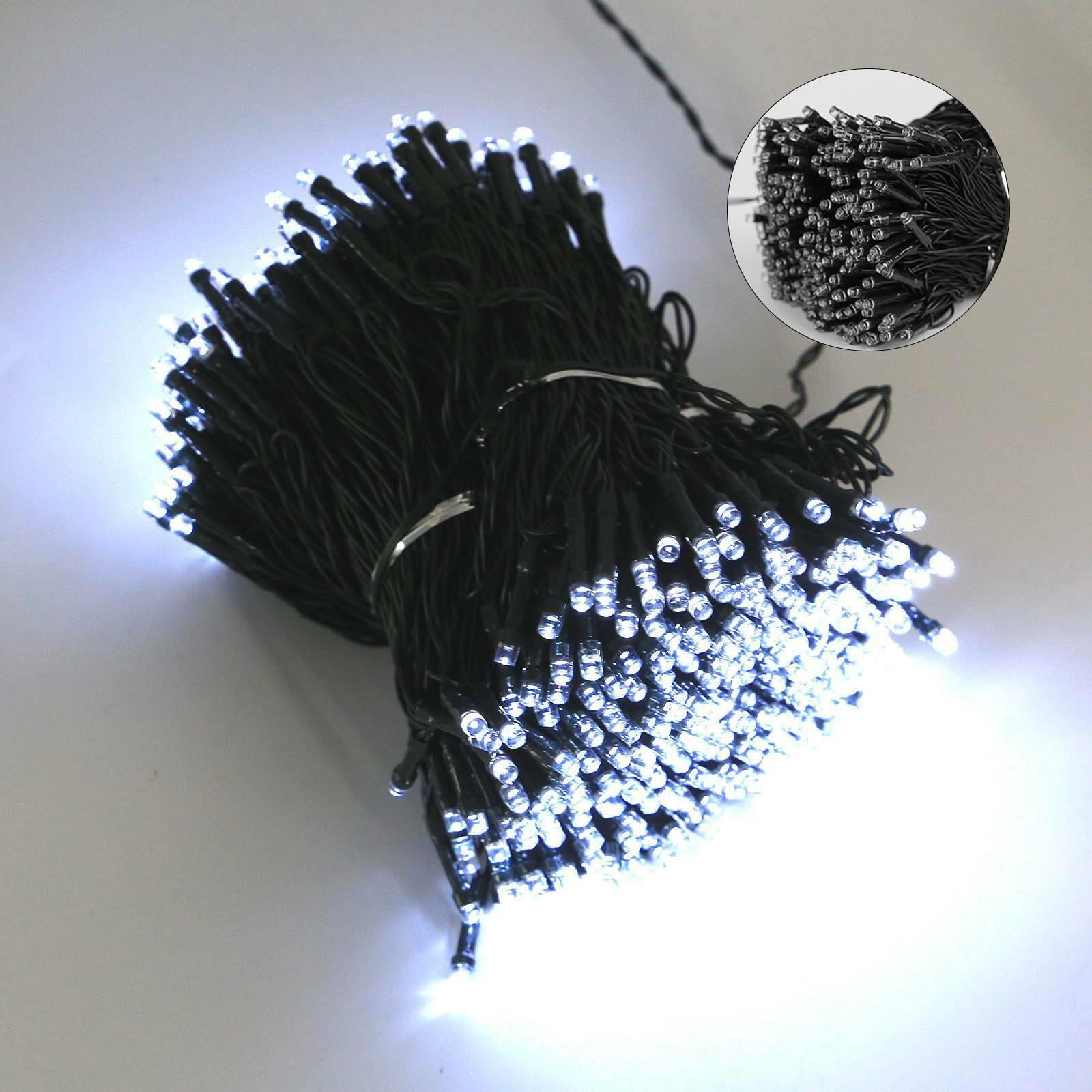 120 LED Solar Power Fairy Garden Lights String Outdoor Party Wedding