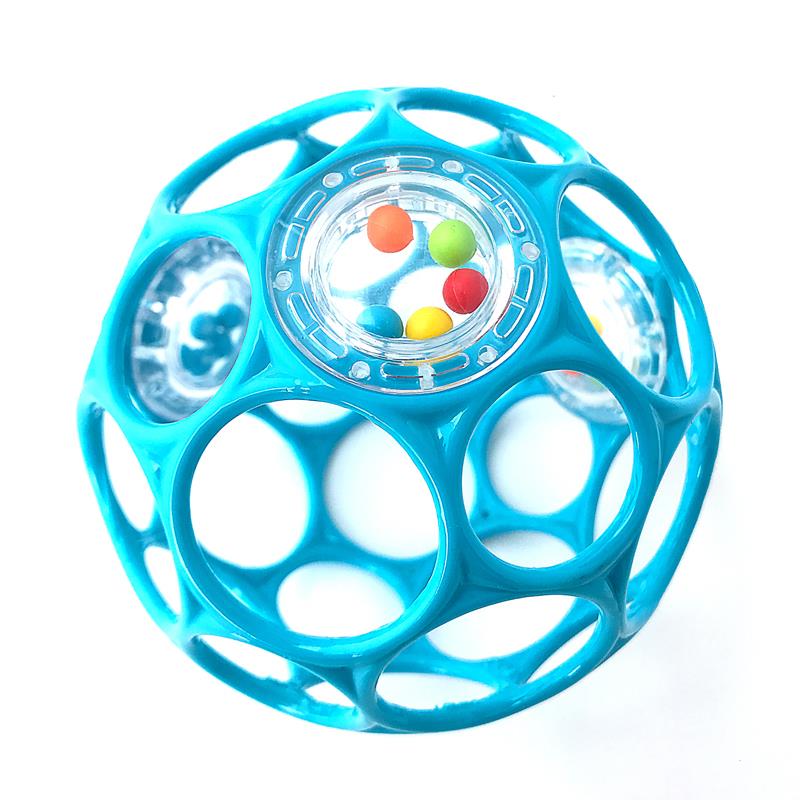 Oball 4/" avec 3 hochetsrend Fun Sound quand bébé Shakes BallPlaytime Jouet