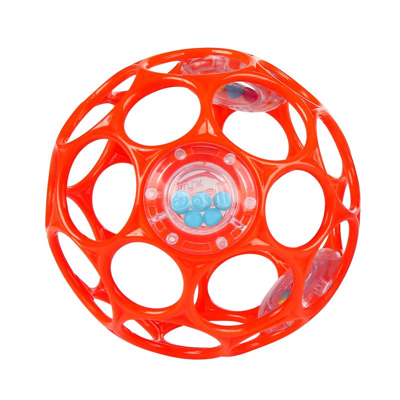 Oball 4/" avec 3 hochetsrend Fun Sound quand bébé Shakes BallPlaytime Jouet