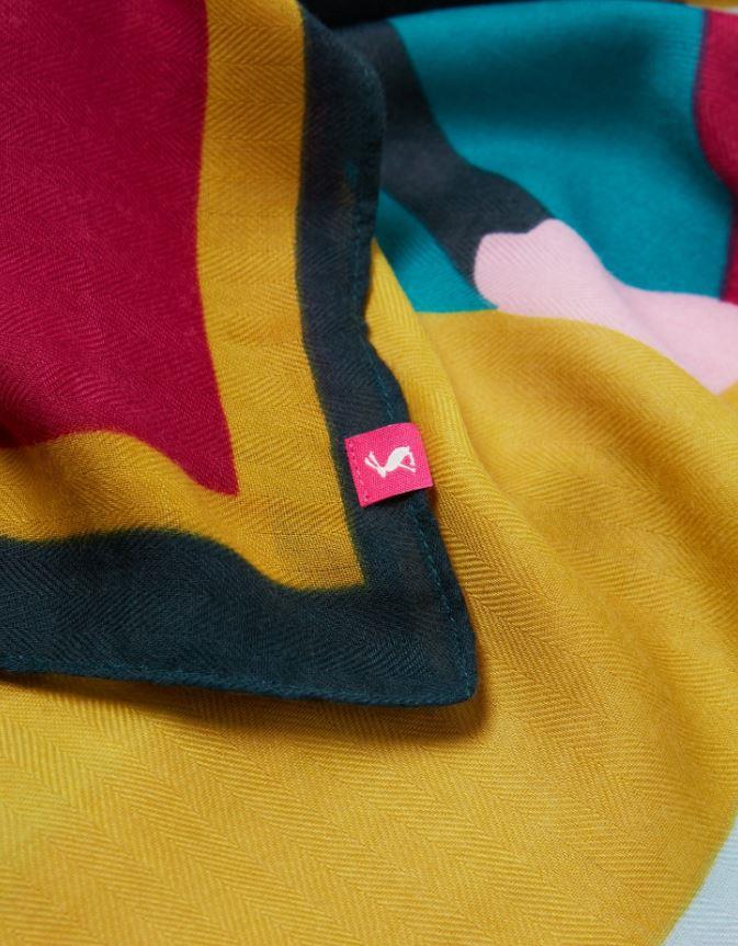 Joules Isla Printed Women/'s Scarf