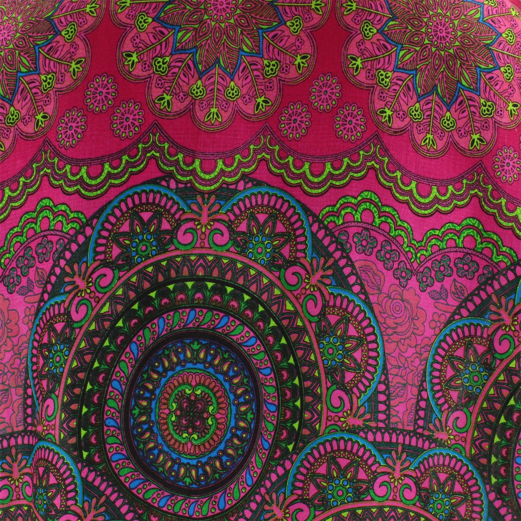 Shirt Mens Short Sleeve Hawaiian Mandala Boho Circle Siesta Party
