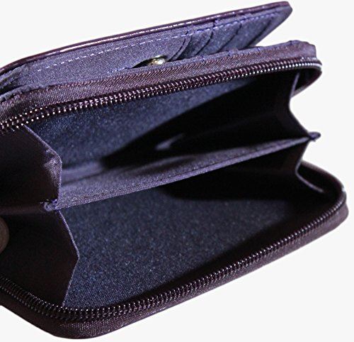 KukuBird Owl Couple On Branches Pattern Medium Ladies Purse Clutch Wallet