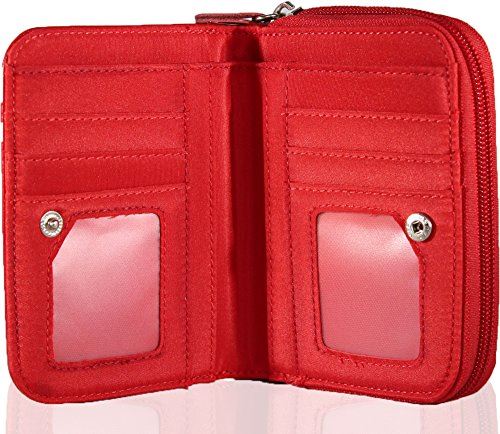Kukubird UK Owl Family Tree House Pattern Medium Size Ladies Purse Clutch Wallet