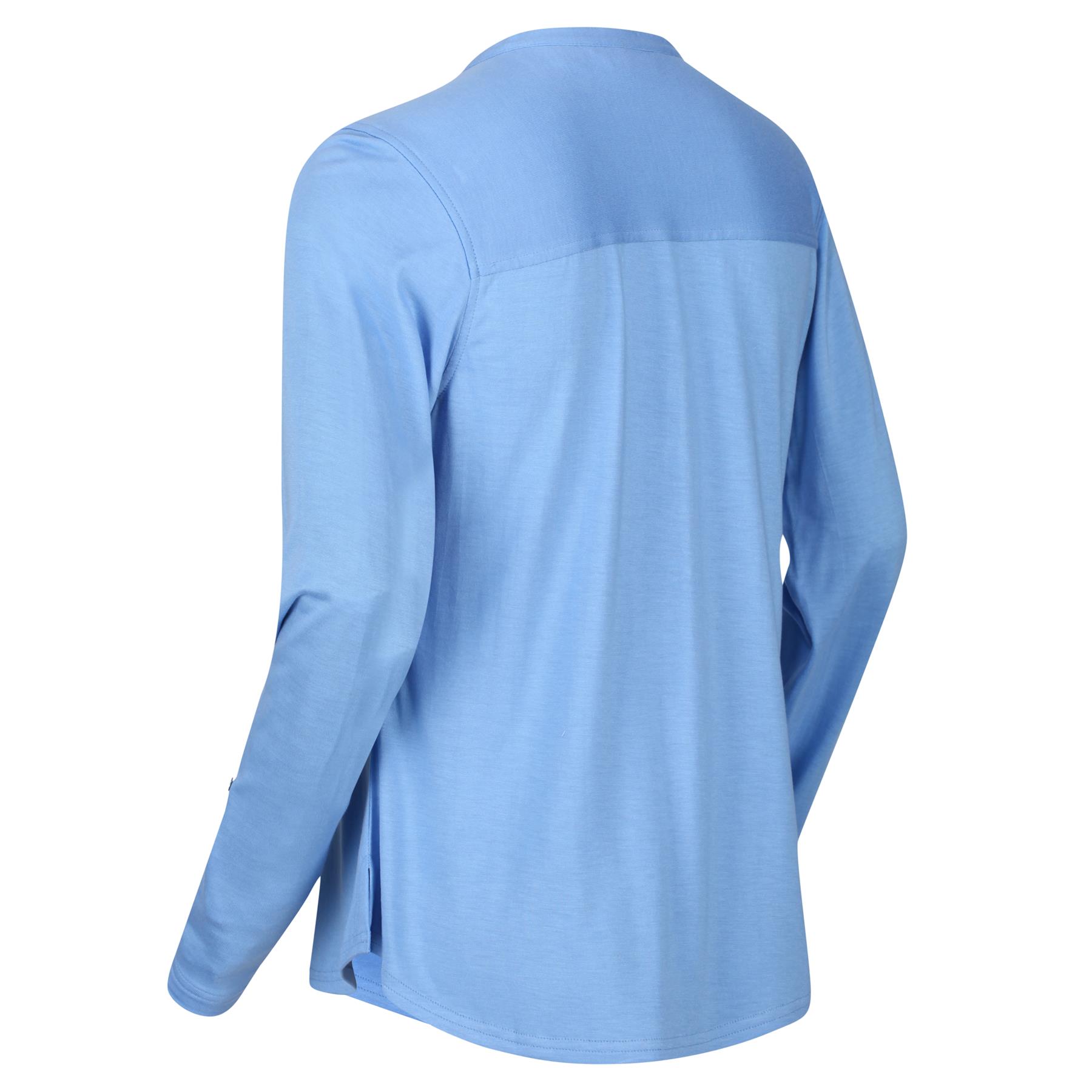 Regatta Womens Fflur Button Detail Jersey Blouse Shirt