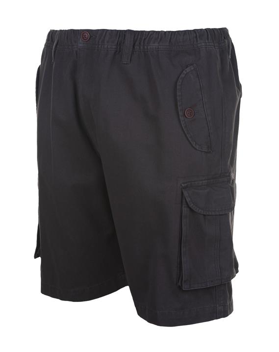 Espionage Mens Big Size Heavy Twill Washed Cargo Shorts 049
