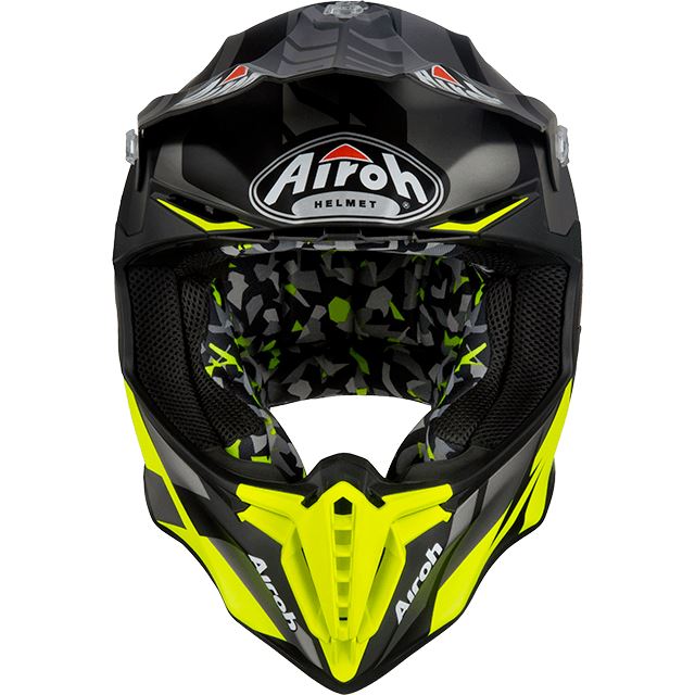 Airoh Twist Hypoallergenic Off Road Extra Wide Visiom Motorcycle Bike Helmet