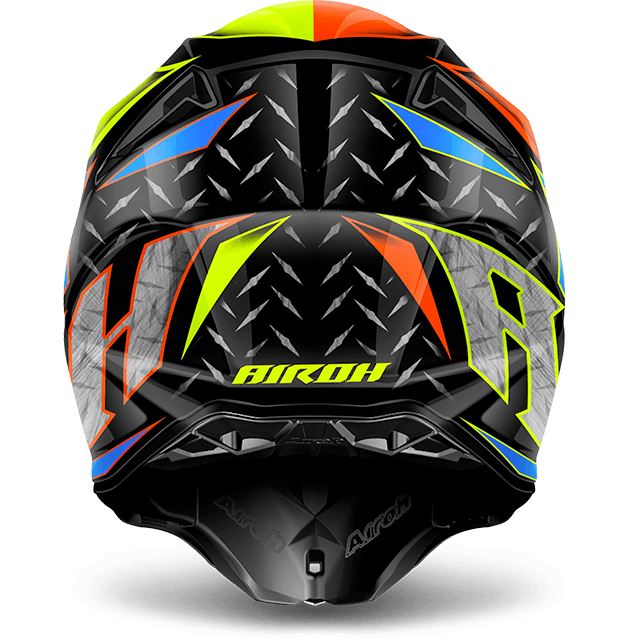 Airoh Twist Hypoallergenic Off Road Extra Wide Visiom Motorcycle Bike Helmet