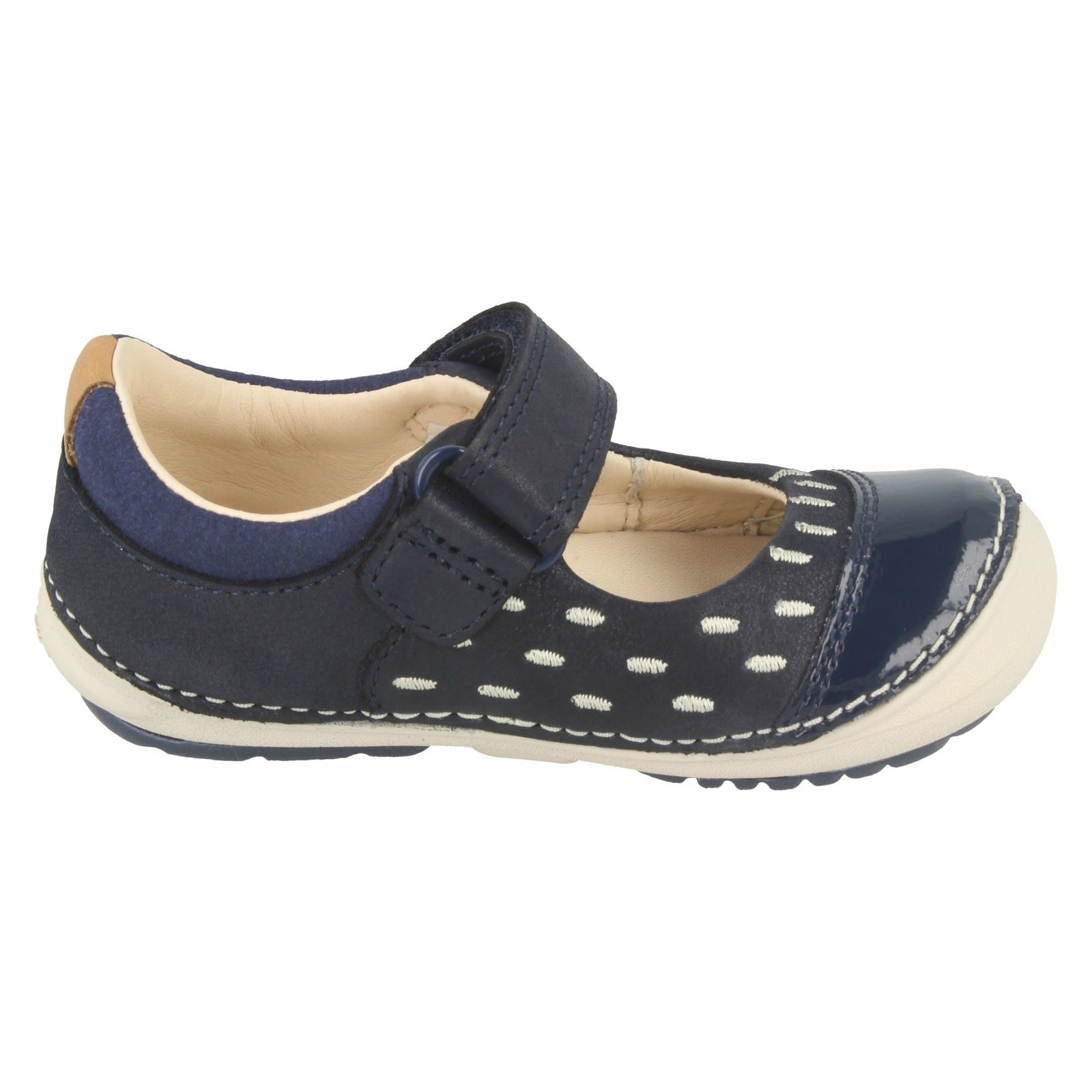 Girls Clarks First Shoes Casual Flats *Softly Lou*