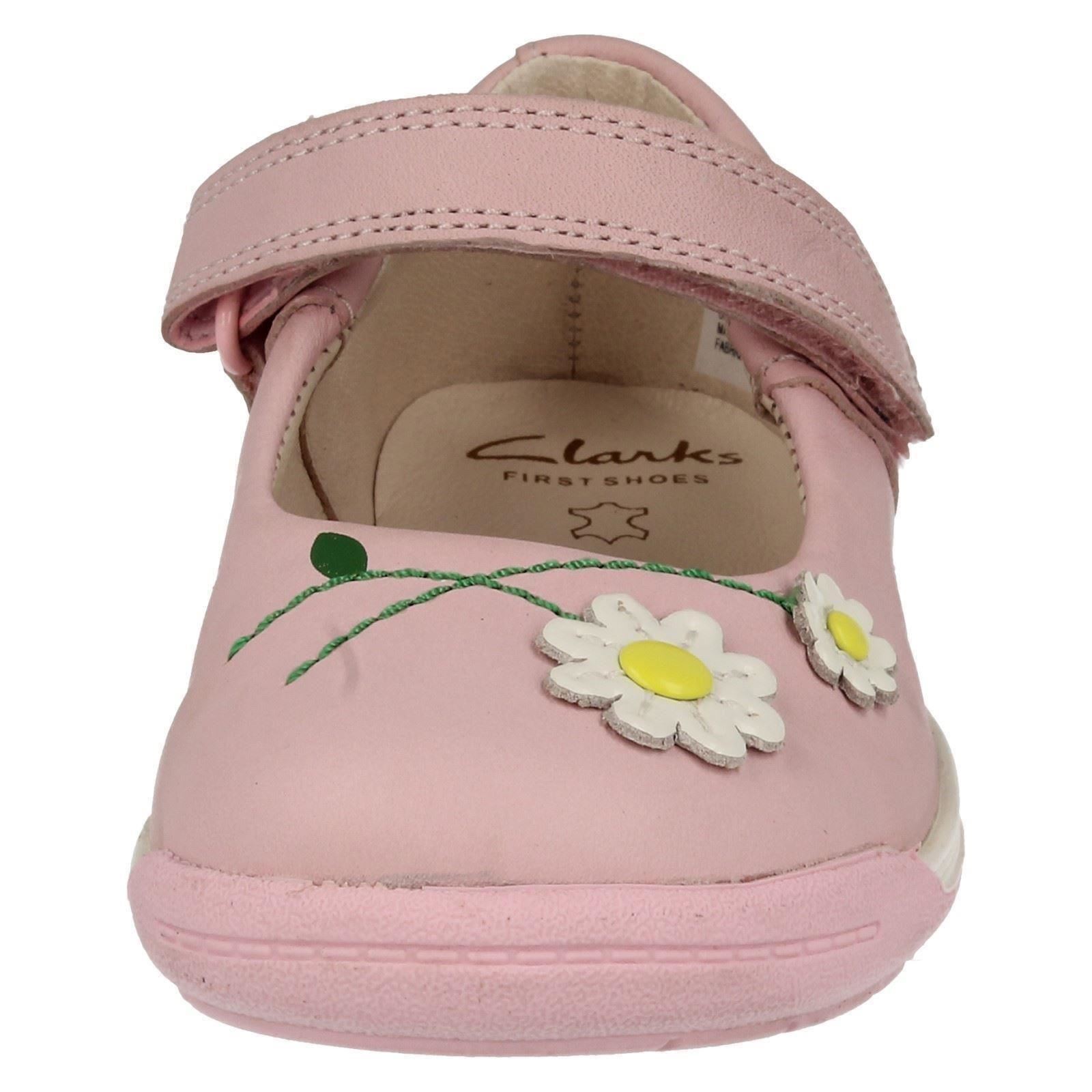 Infant Girls Clarks Softly Jam First Walking Shoes