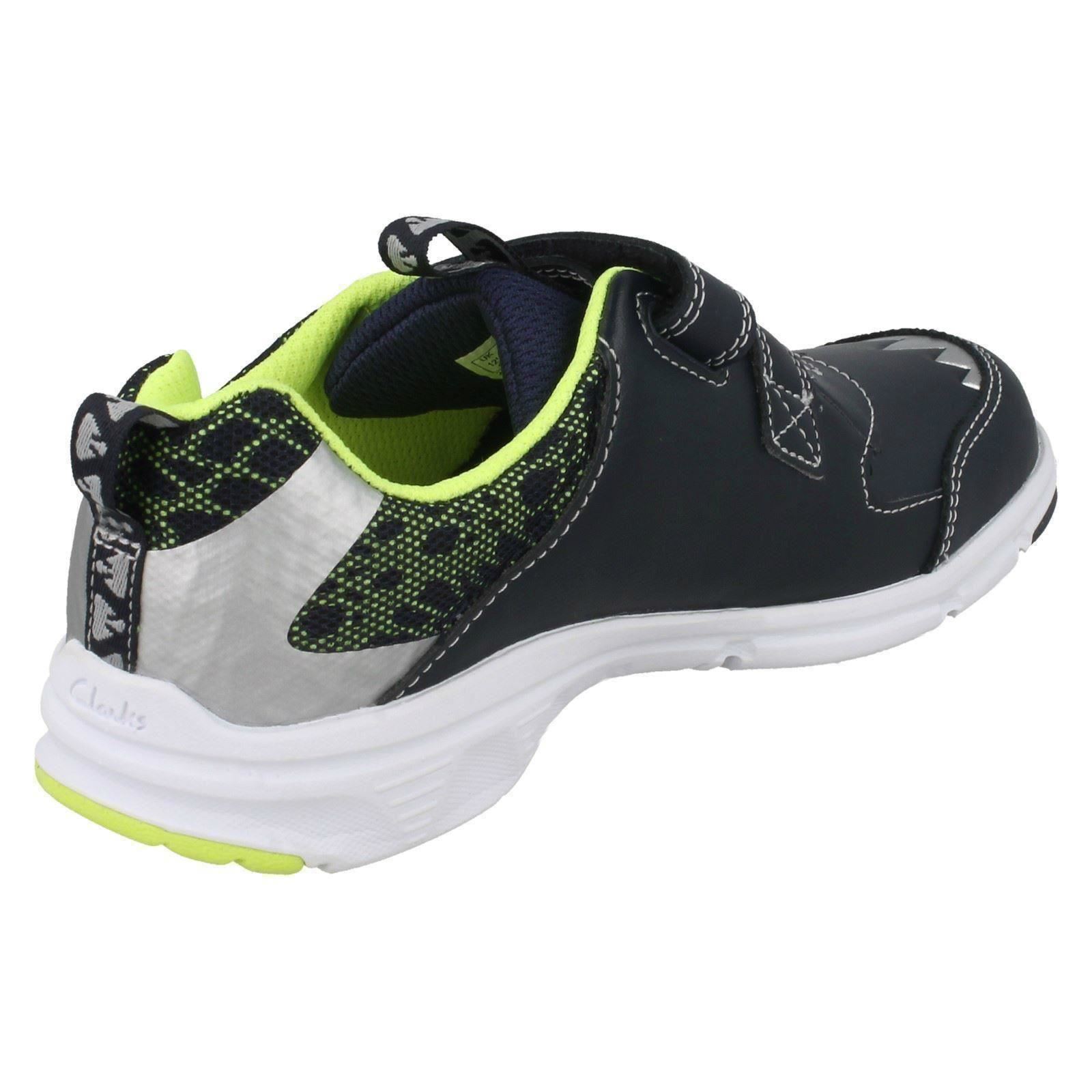 Boys Clarks Dinosaur Design Trainers Pass Rex