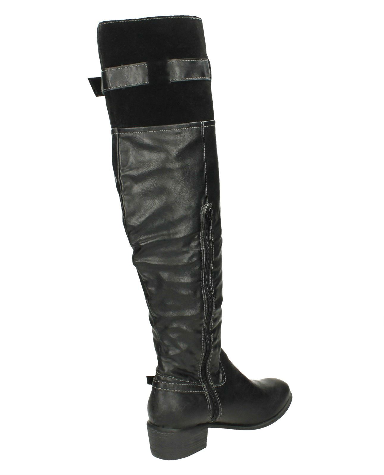 Barricci Ladies Knee High Zip Boots L9287