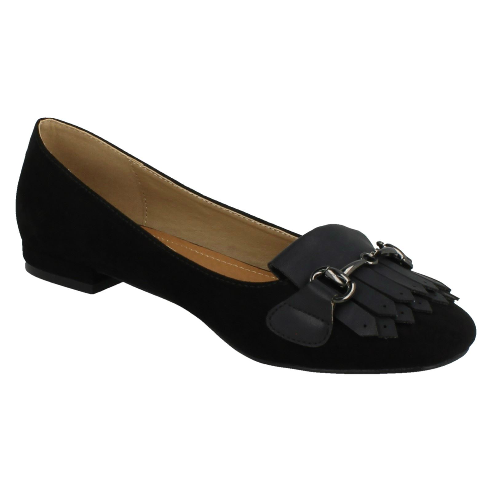 Anne Michelle Femmes Talon Bas à Enfiler Ballerines