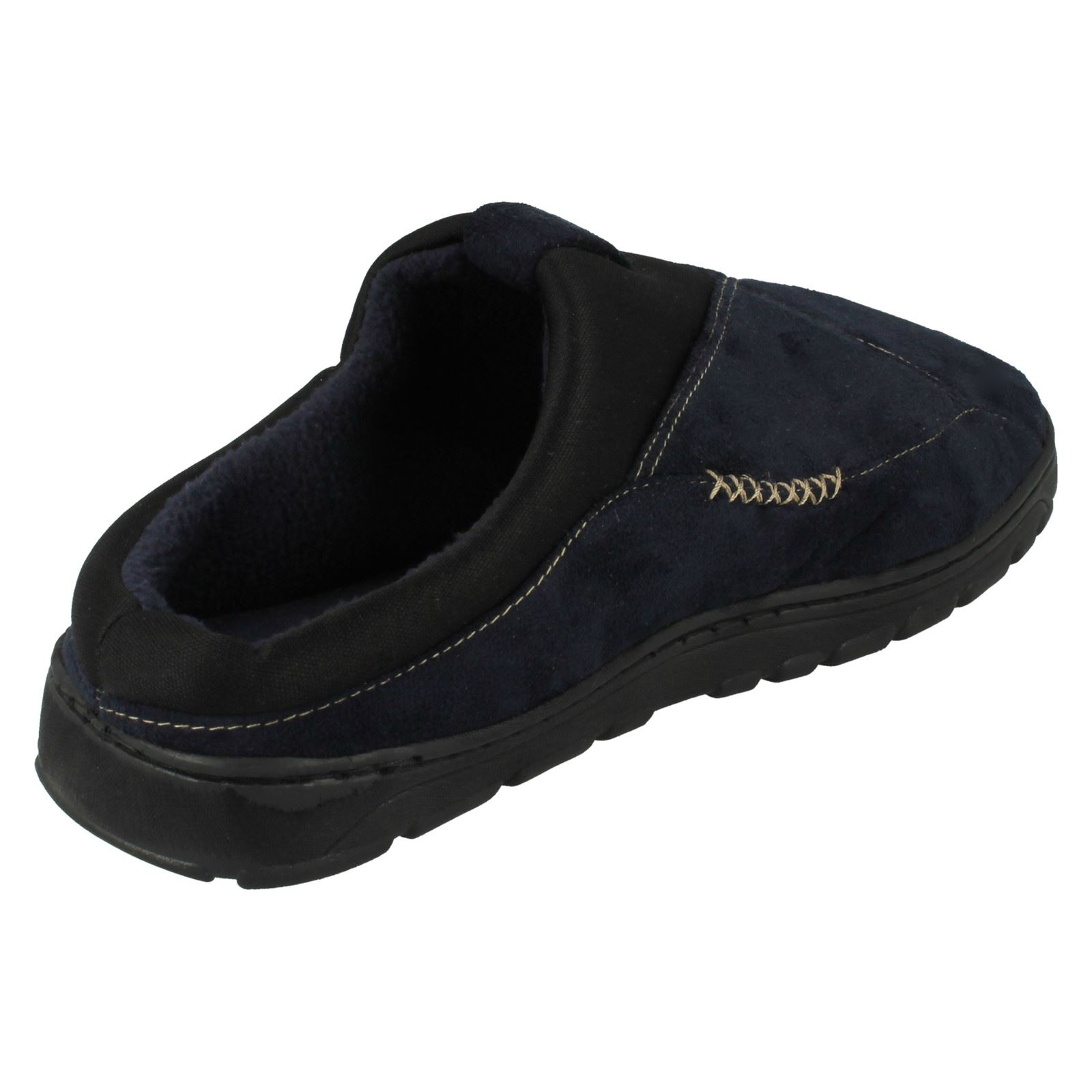Mens Spot On Casual Slip On Slippers /'Brock/'