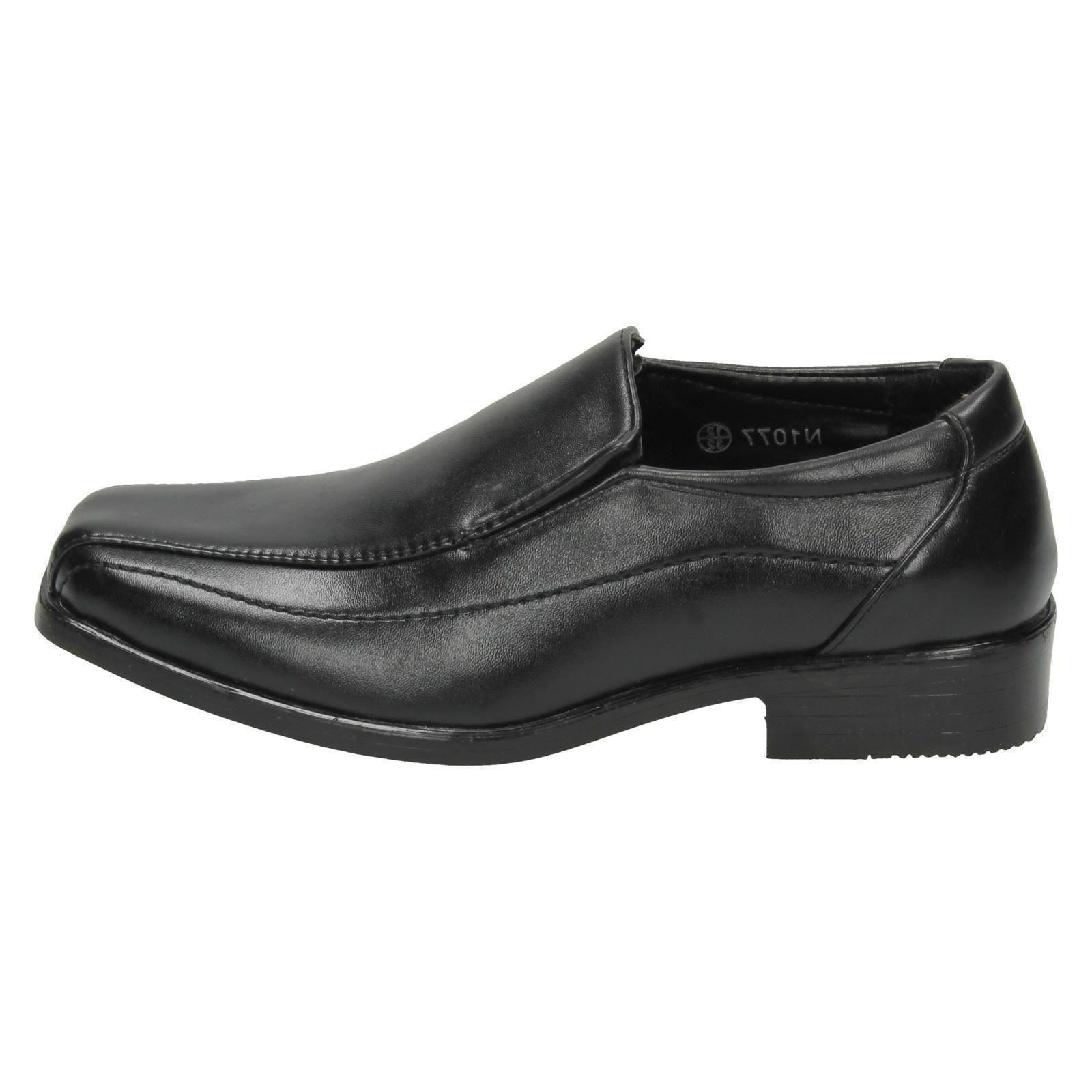 Boys JCDees Formal Slip On Shoes