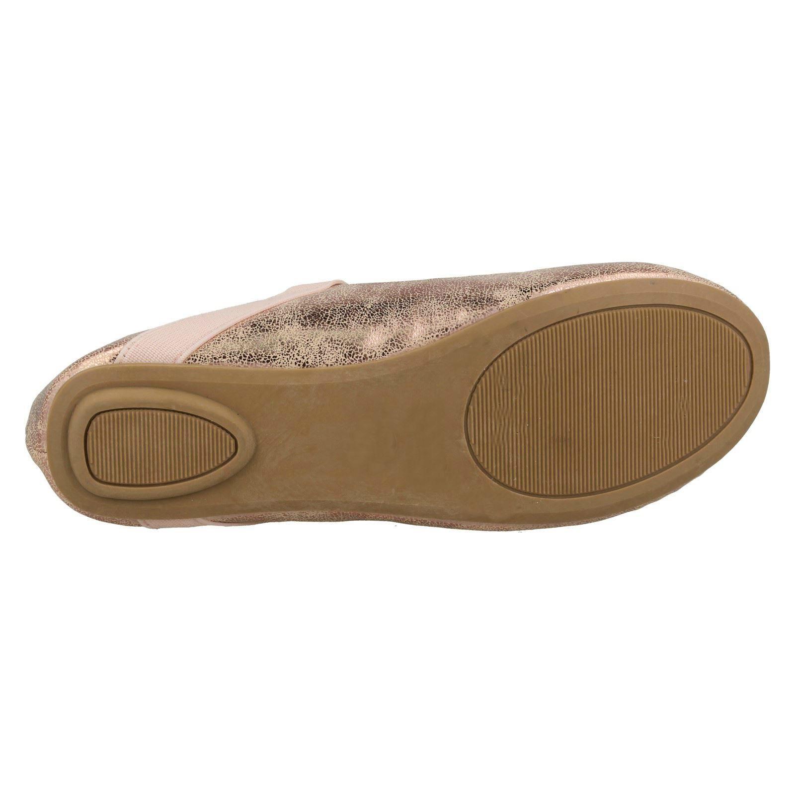 Girls Spot On Flat Ballerina /'Shoes/'