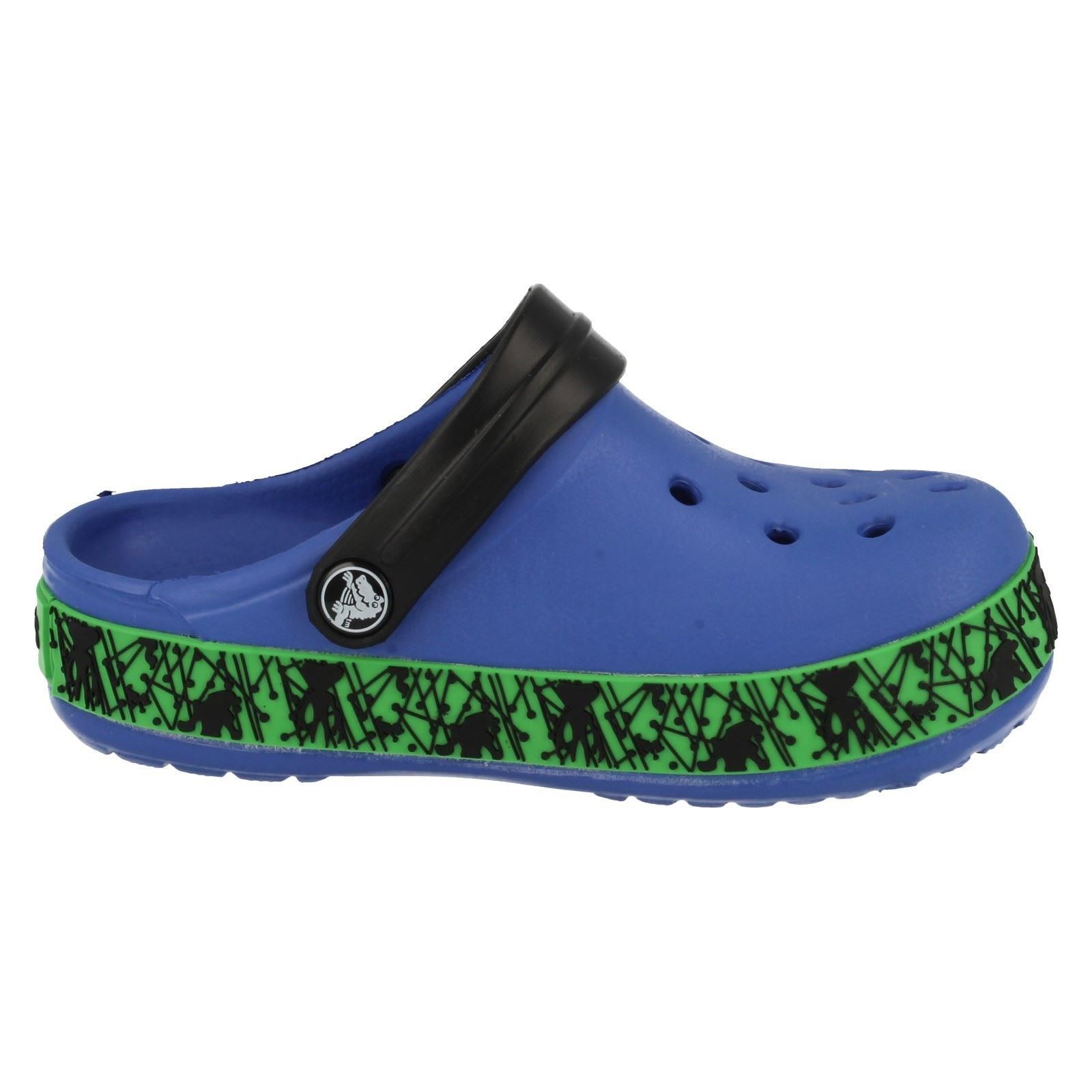 Boys Ben 10 Croc Mule Sandals /'Crocband Ben 10 Kids/'
