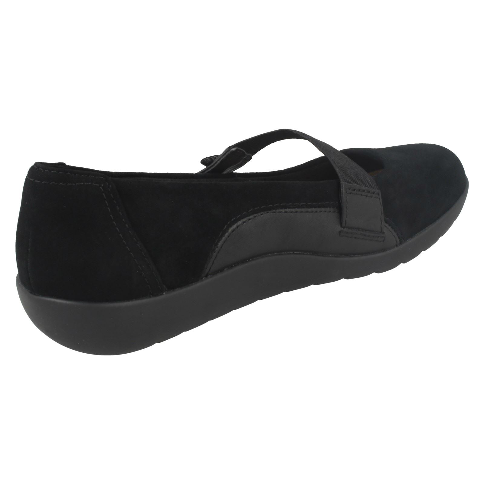 Clarks Ladies Medora Frost Elasticated Strap Shoes