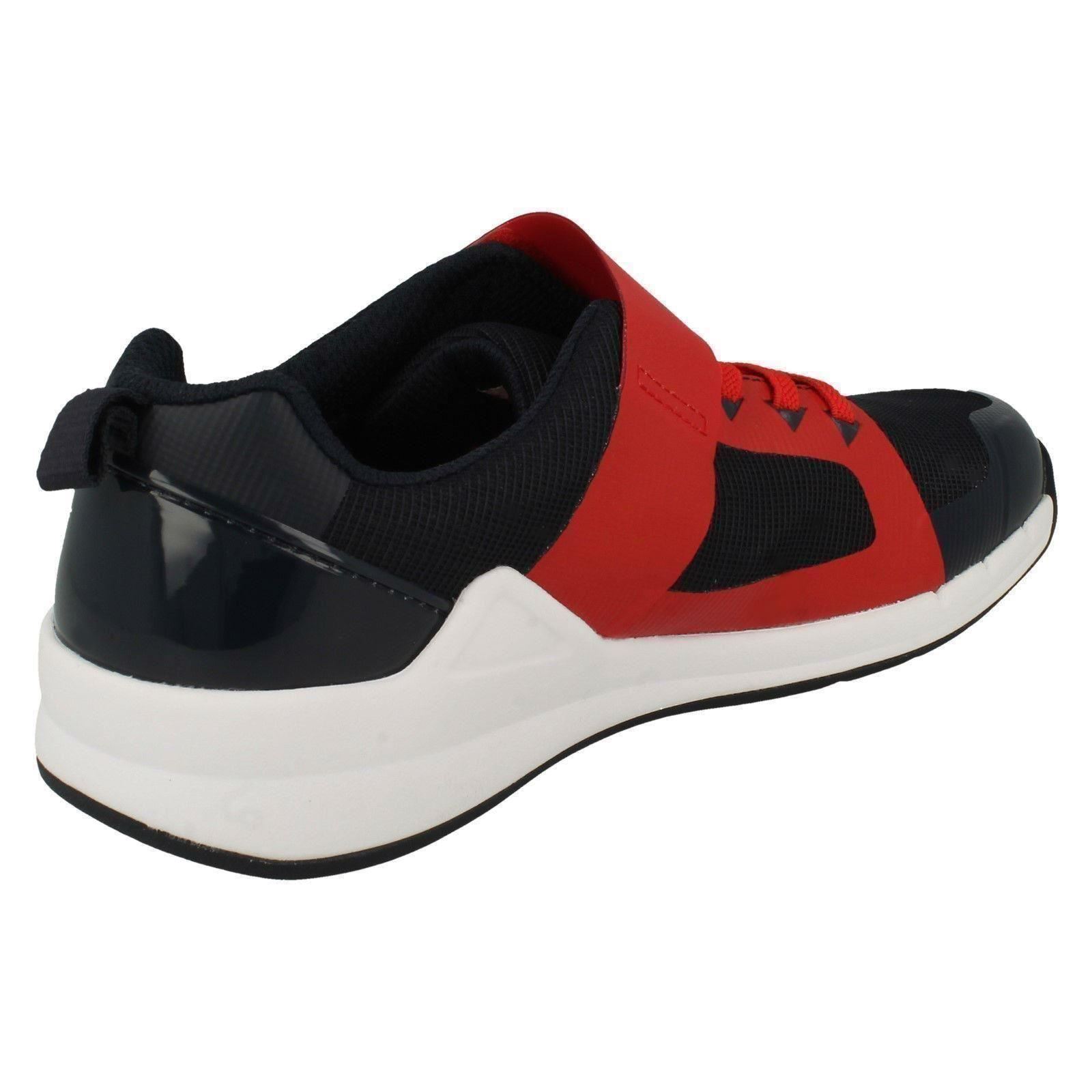 Boys Clarks Elasticated Lace Detailed Trainers /'Orbit Race/'