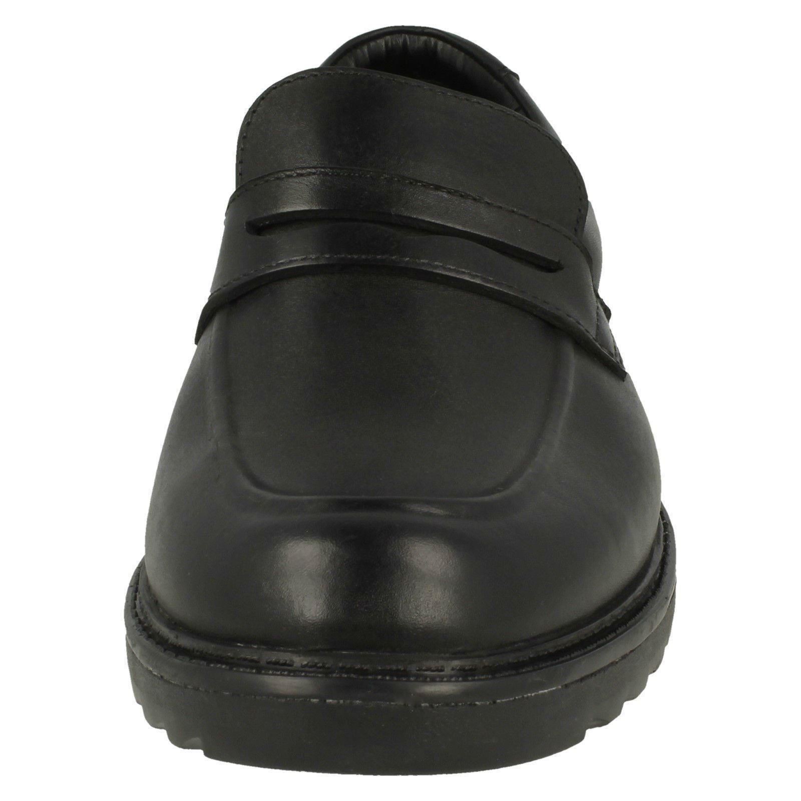 Clarks Boys Slip On Formal Shoes Asher Stride