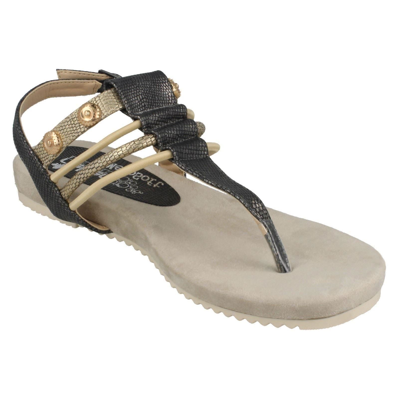 Mesdames Rieker Multi Strap orteil Post Sandal « V5373 »