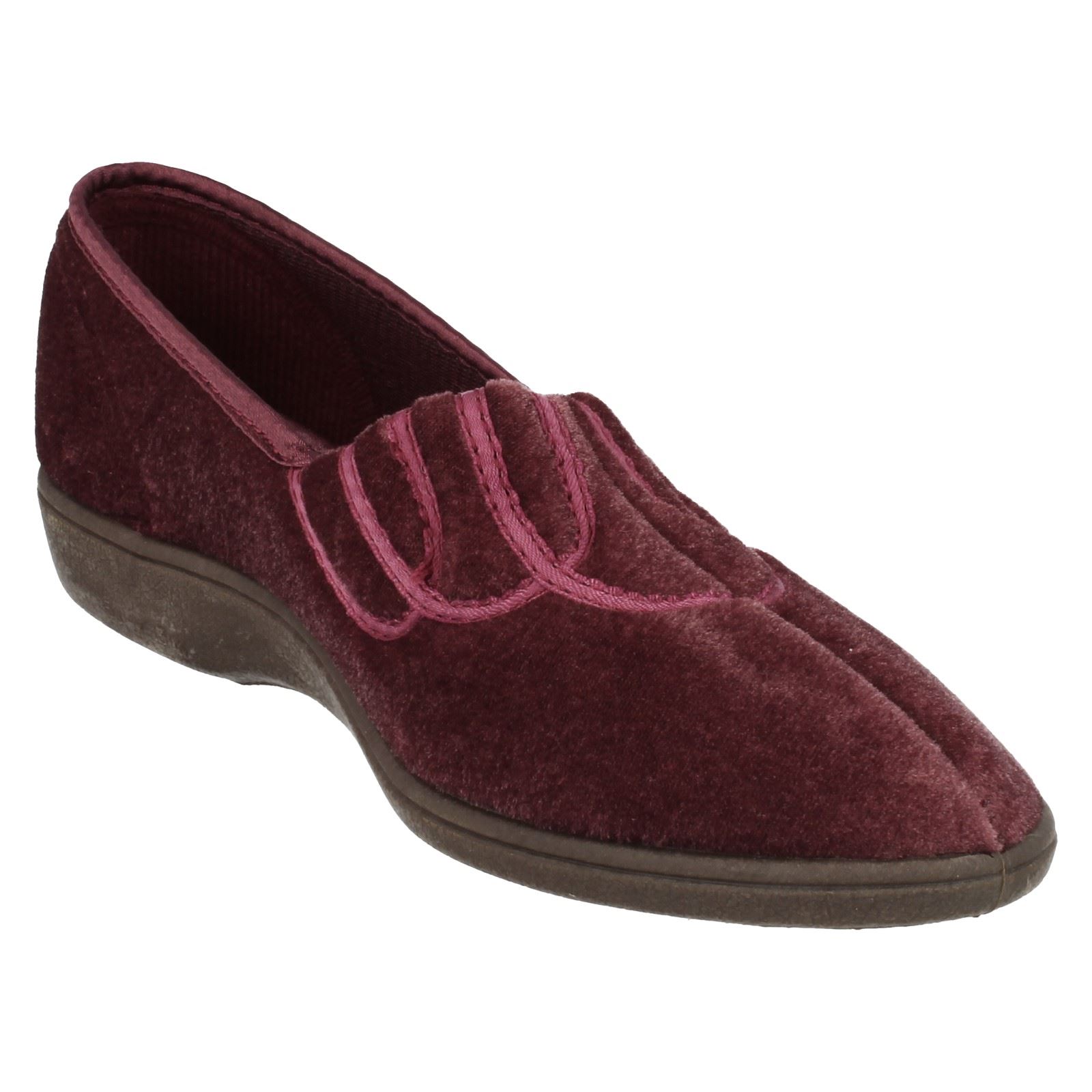 K By Clarks Ladies Slippers Whiskey Soda