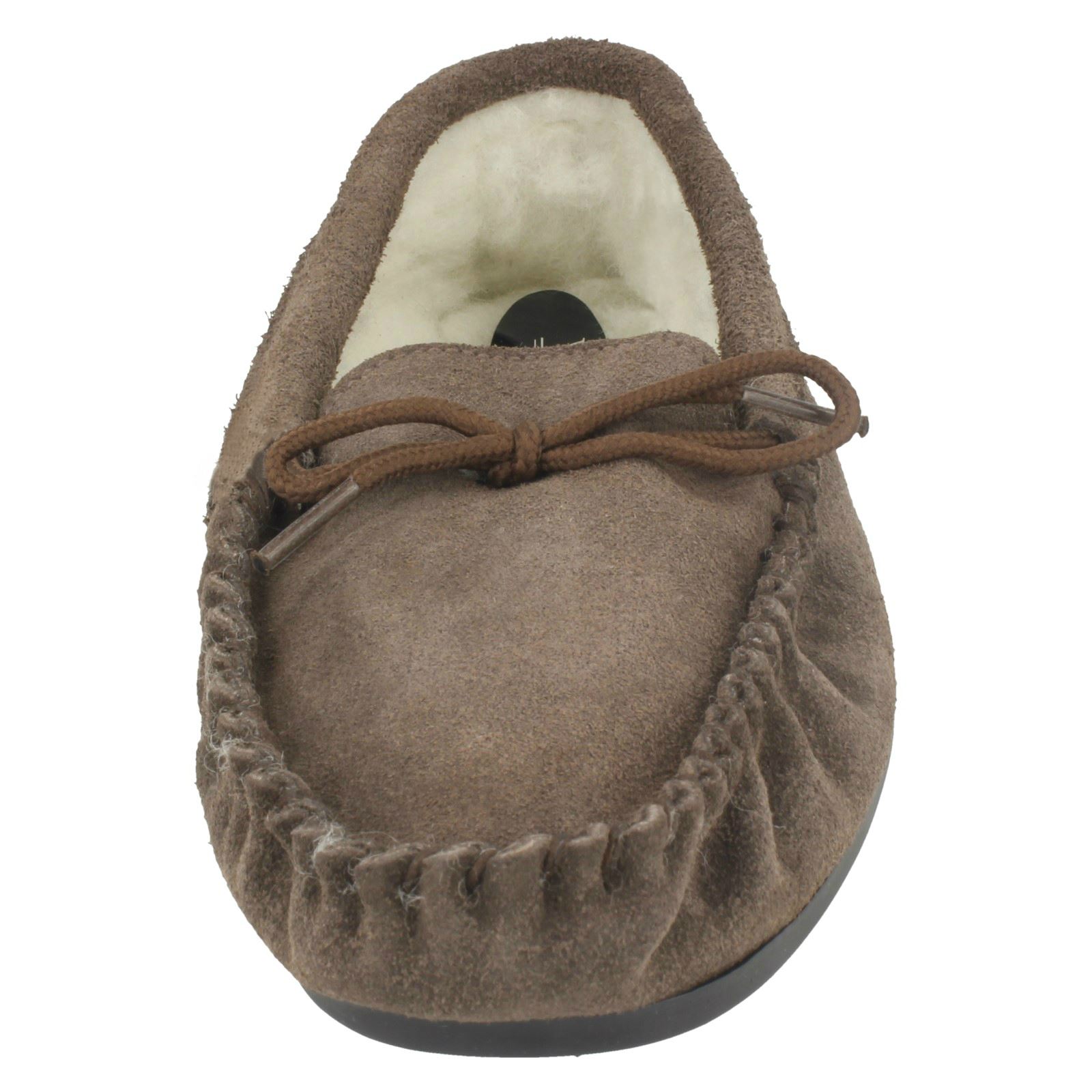 Spot On Homme Vamp Moccasin Polaire Doublé Chaussons
