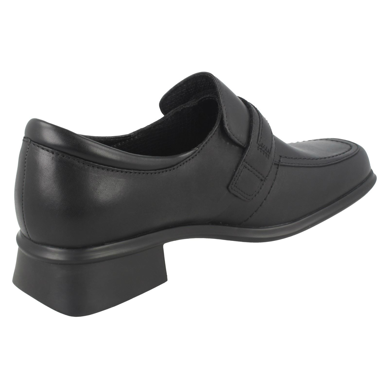 Girls Bootleg By Clarks Chunky Heel School Shoes /'Nominate/'