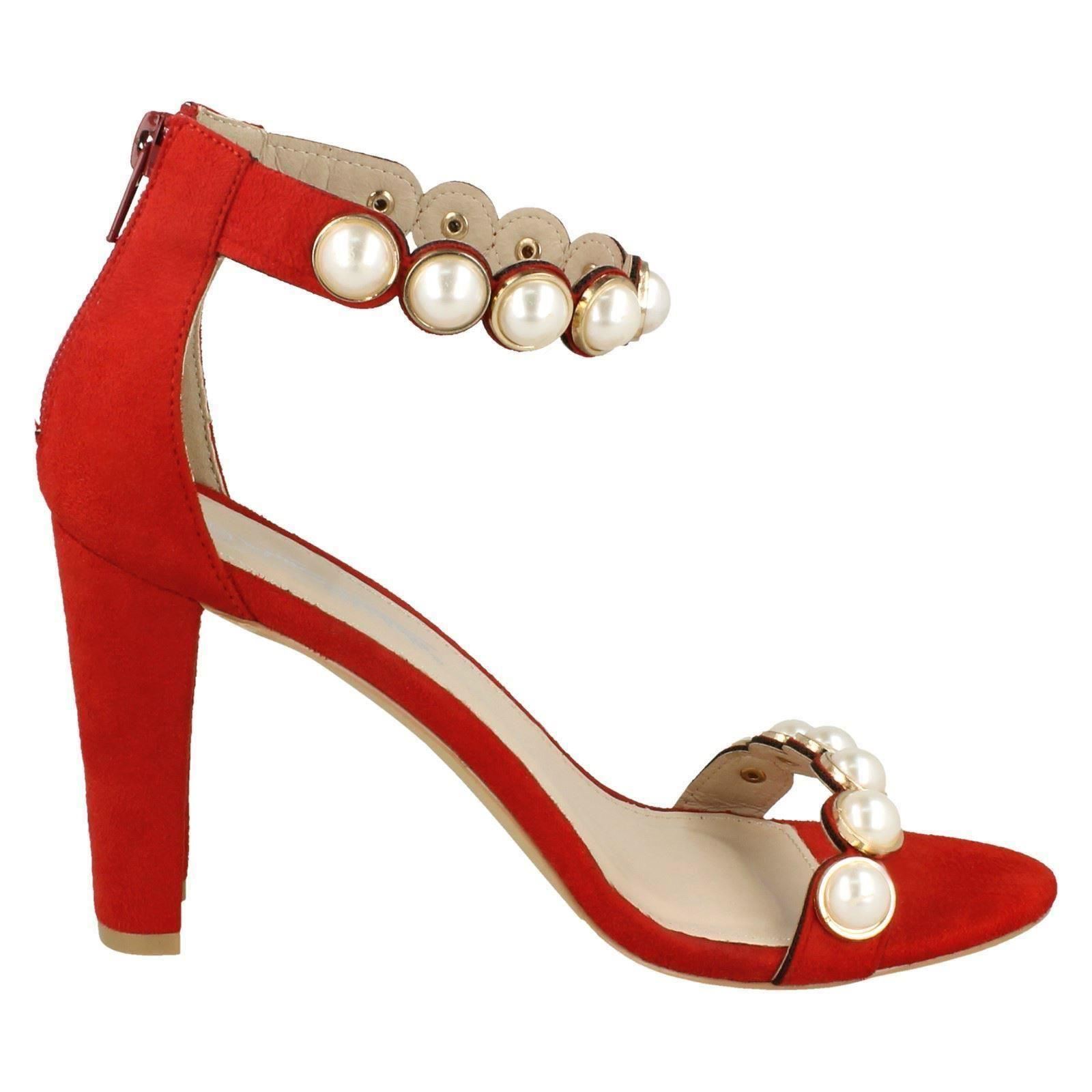 Anne Michelle Ladies Pearl Trim Mule Sandals
