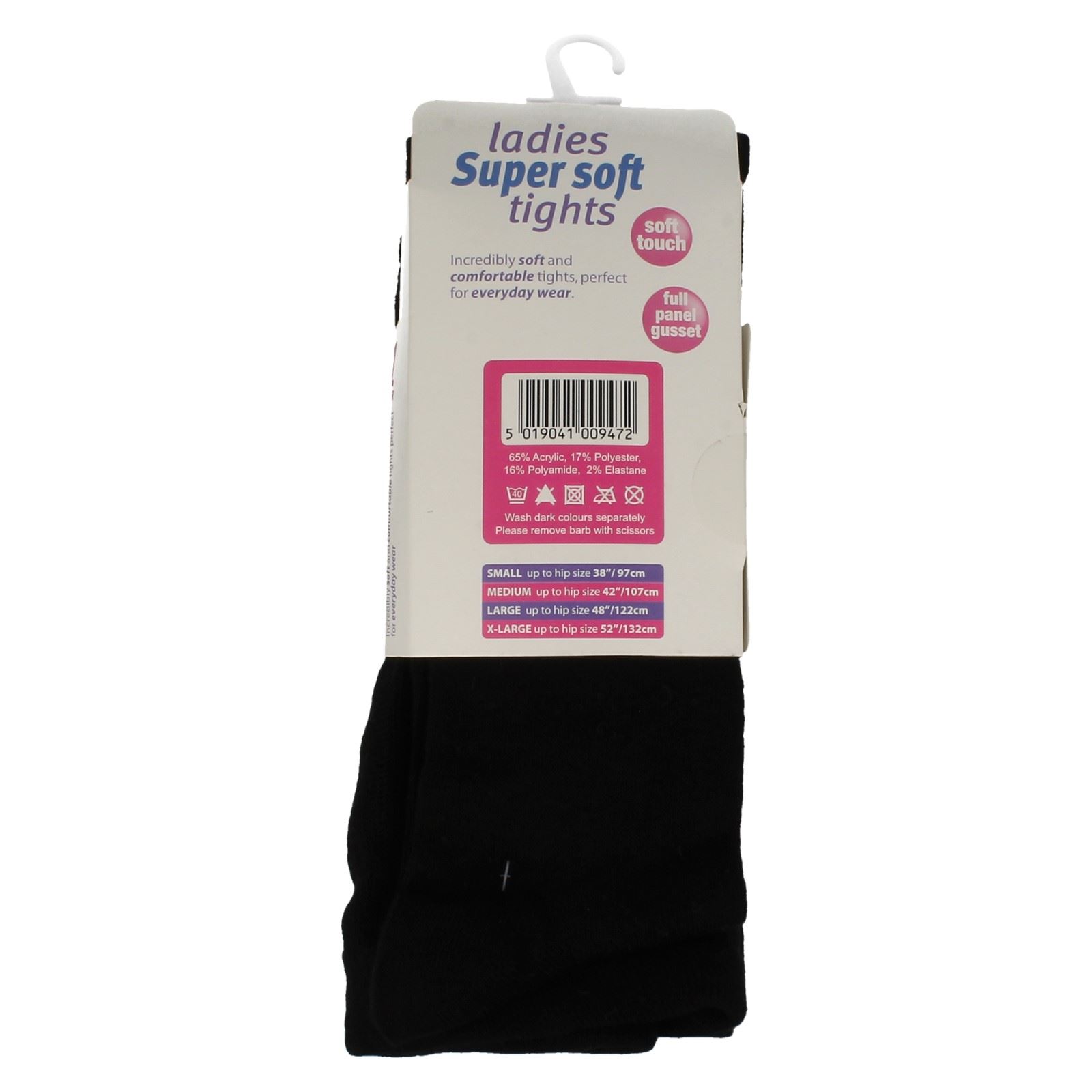 Ladies /'Super Soft Tights/' with Elastane