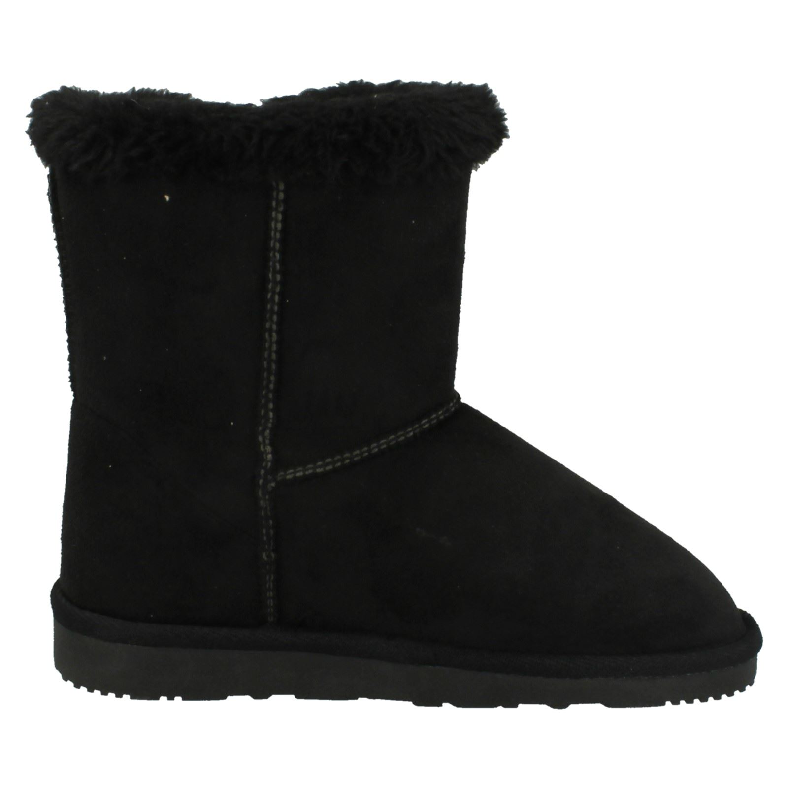 Spot On Filles Cheville Bordure en Fourrure Bottes