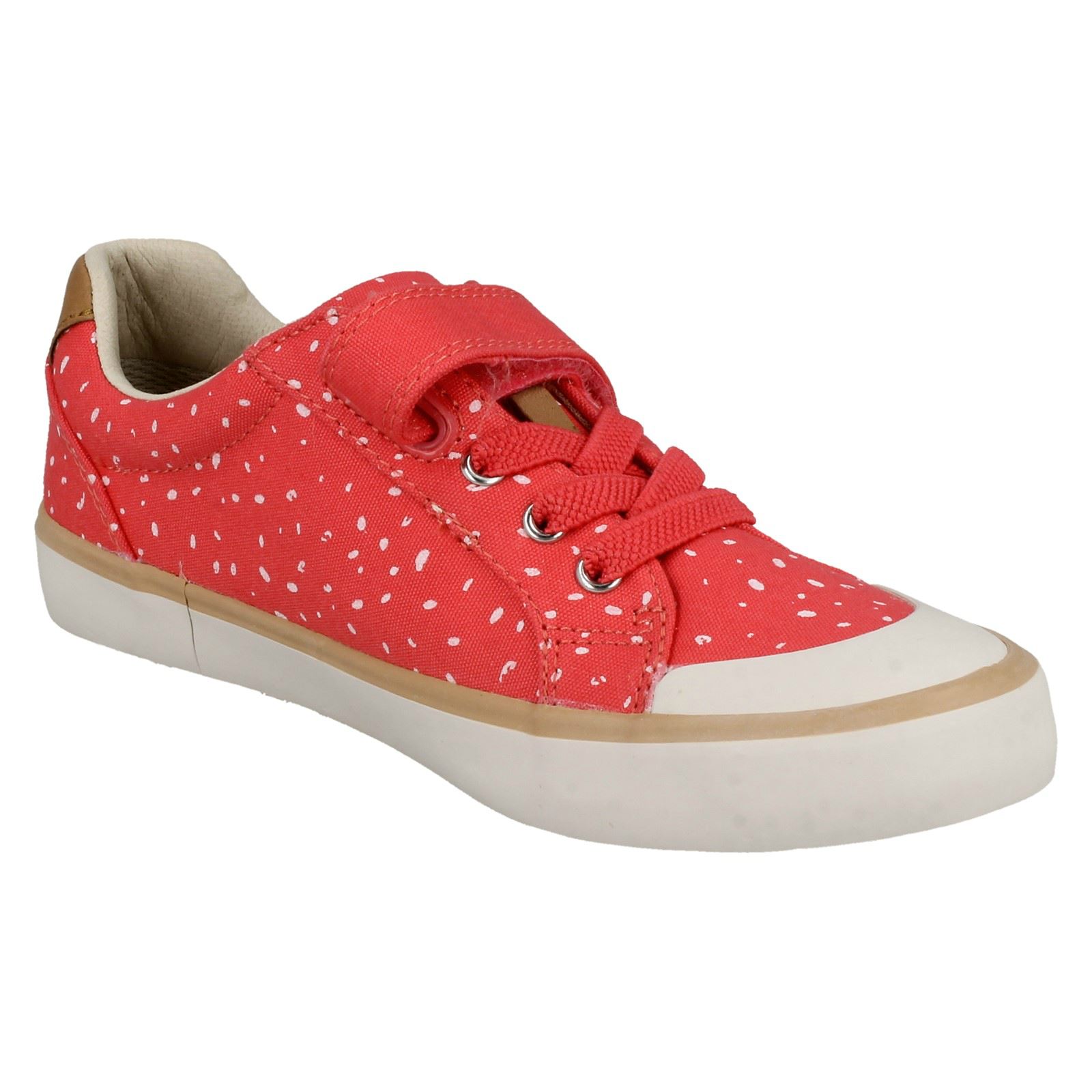 Junior Ragazze Clarks Scarpe di tela /"FUMETTI MAX/'
