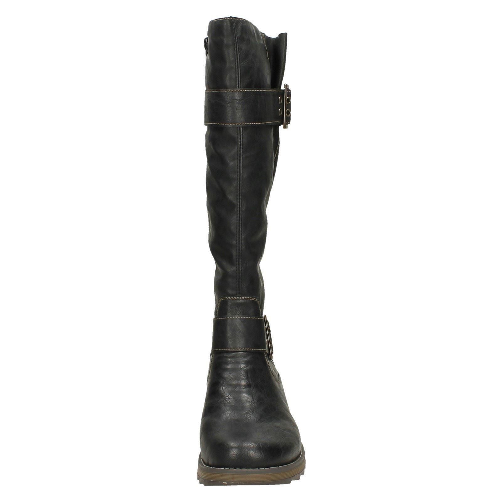 Ladies Remonte Knee High Warm Lined Boots With Remonte Tex /'D8886/'