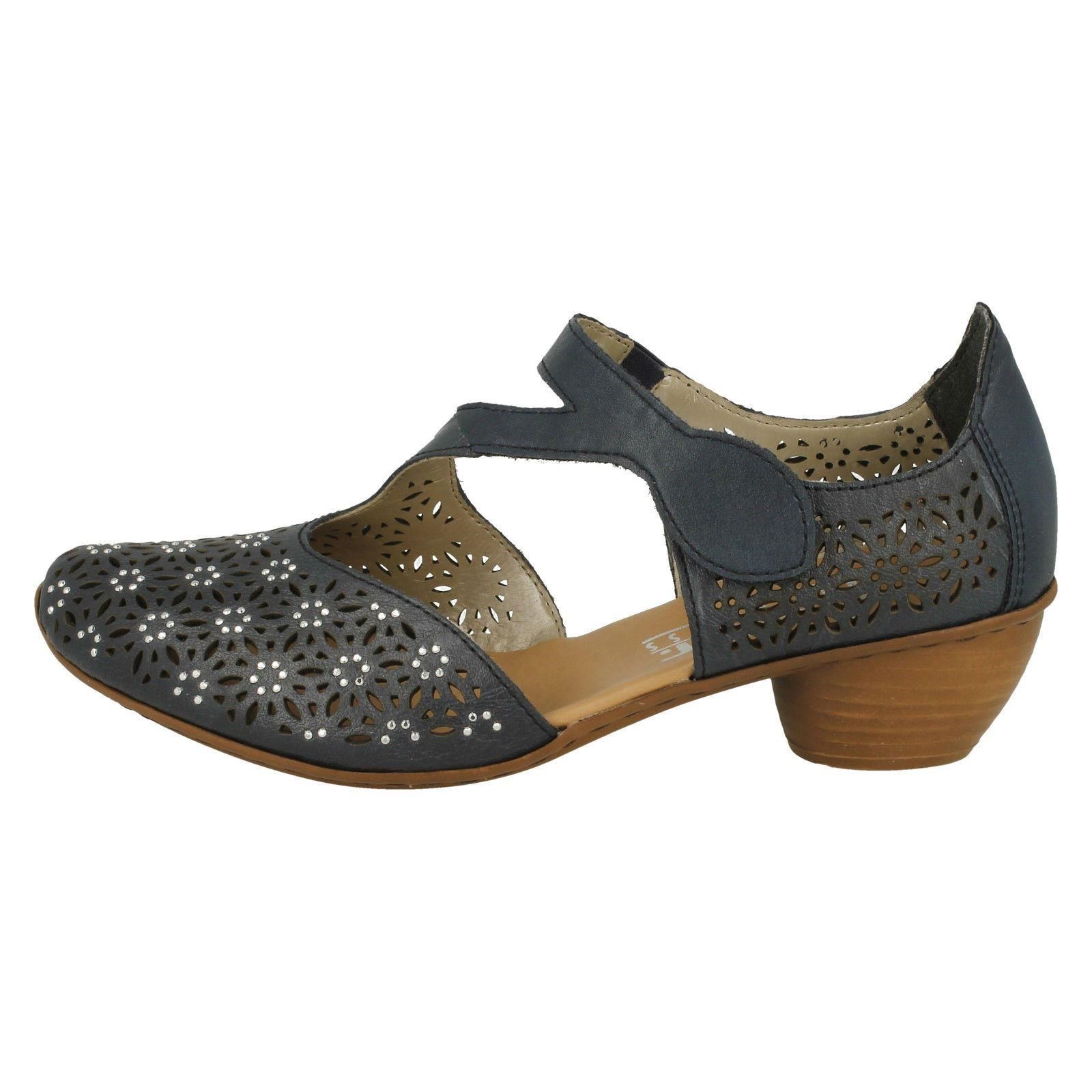 Ladies Rieker Casual Low Heeled Shoes *43786*