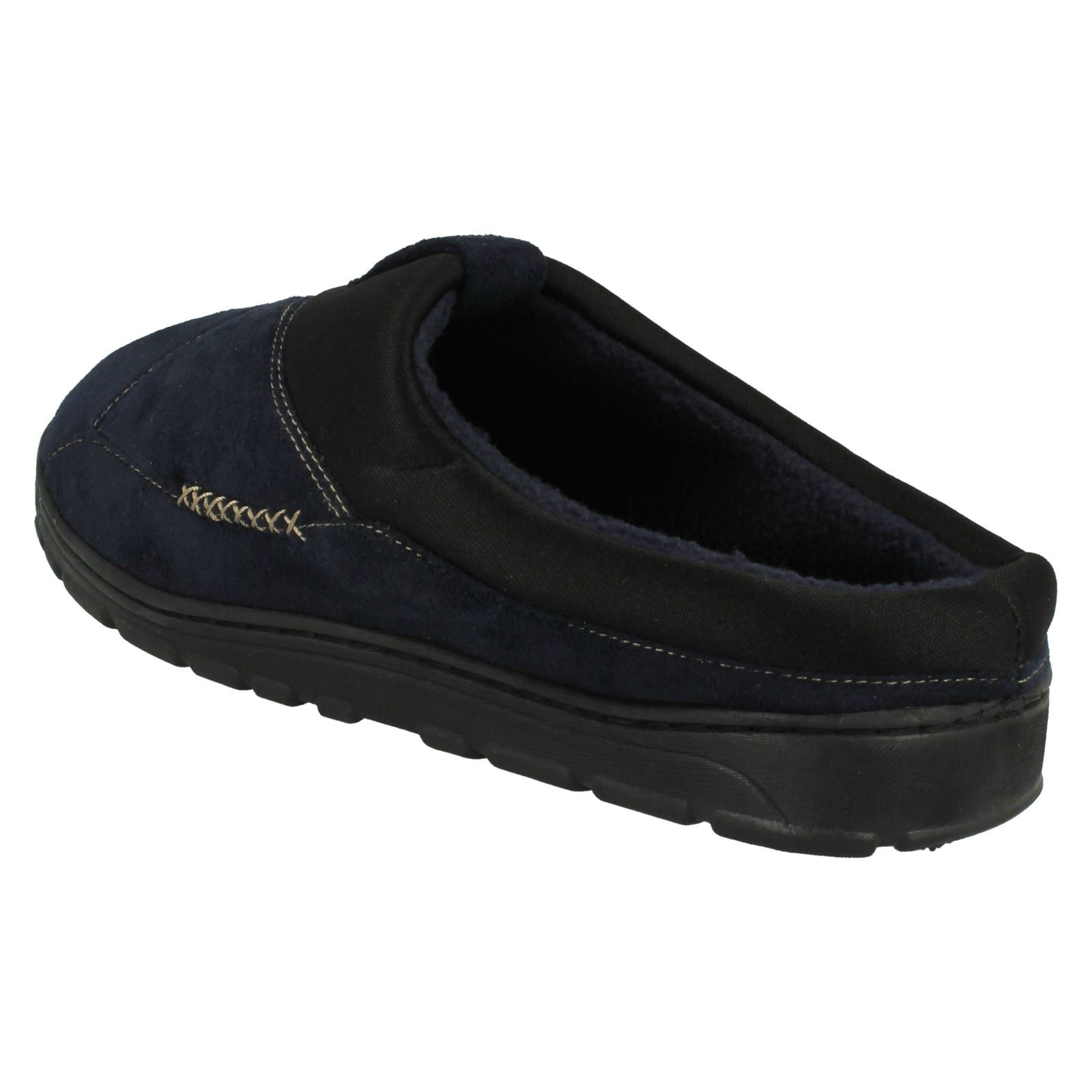 Mens Spot On Casual Slip On Slippers /'Brock/'