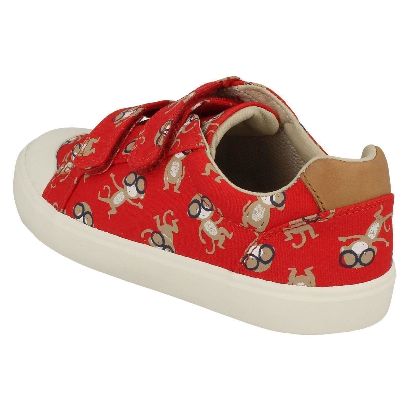 Boys Clarks Comic Air Canvas Shoes