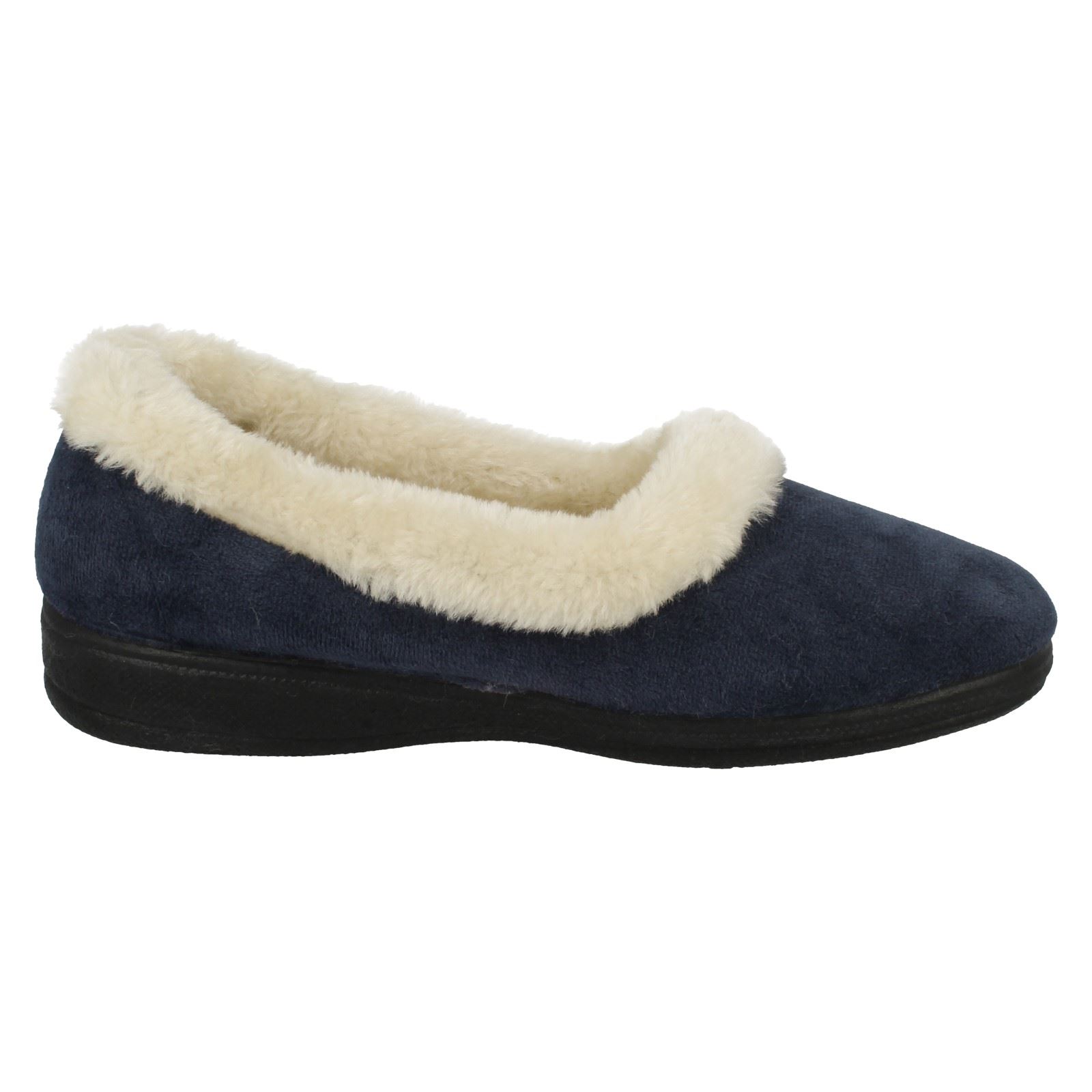 Ladies Four Seasons Memory Foam Slipper Shoes /'Susan/'