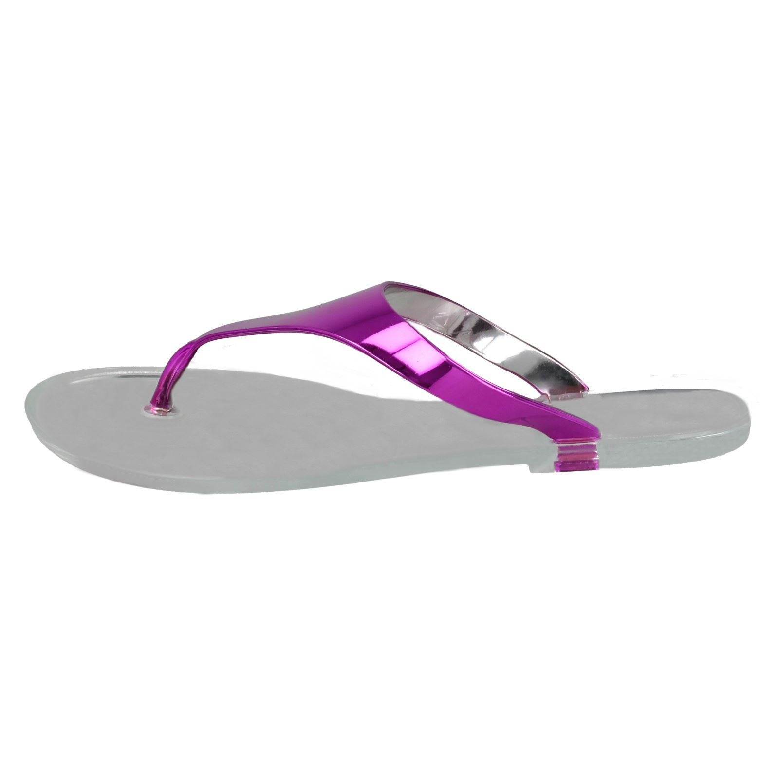Ladies Spot On Jelly Toepost /'Sandals/'