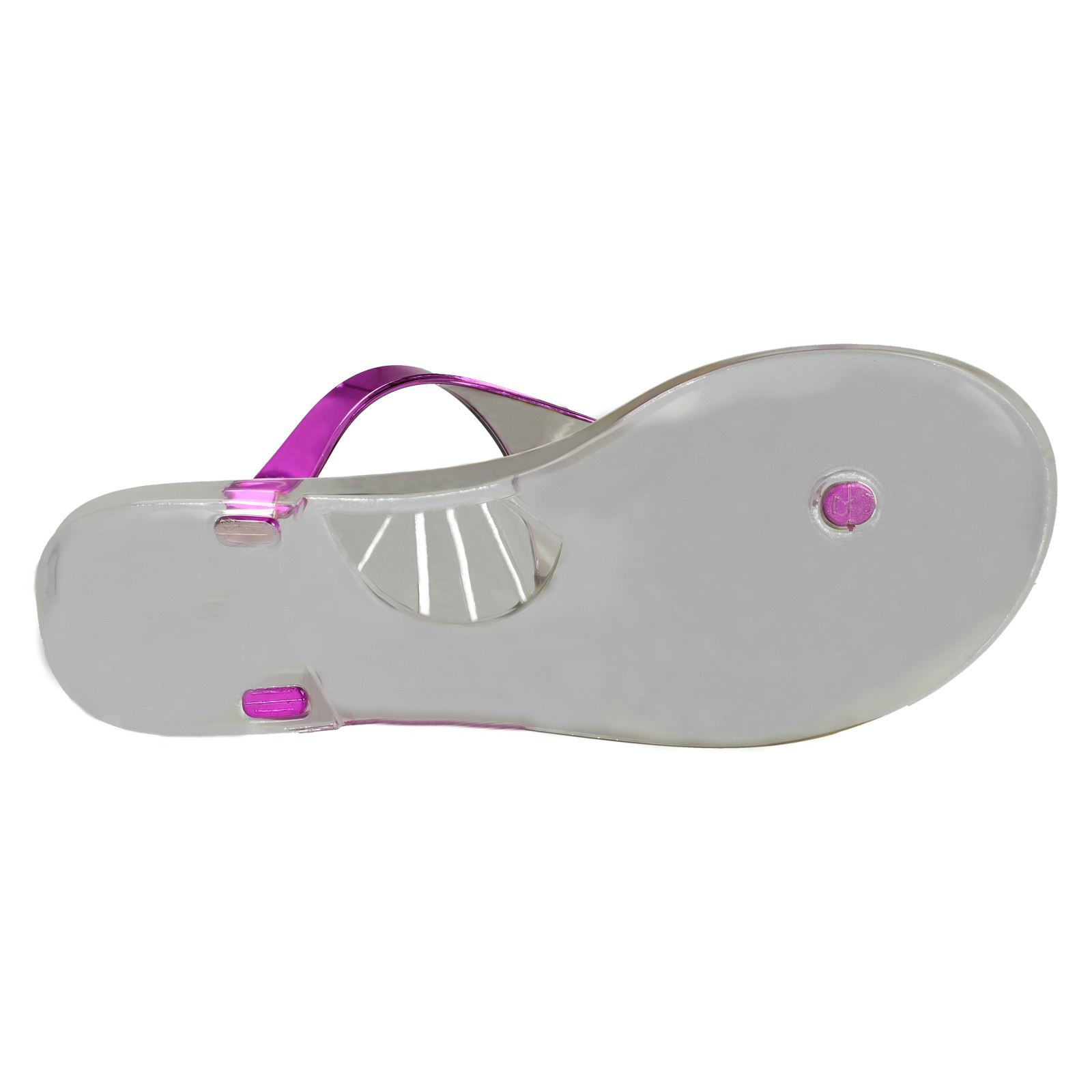 Ladies Spot On Jelly Toepost /'Sandals/'