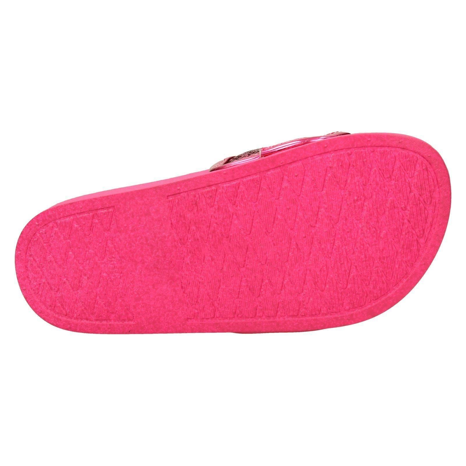 Girls Spot On Glitter Sliders