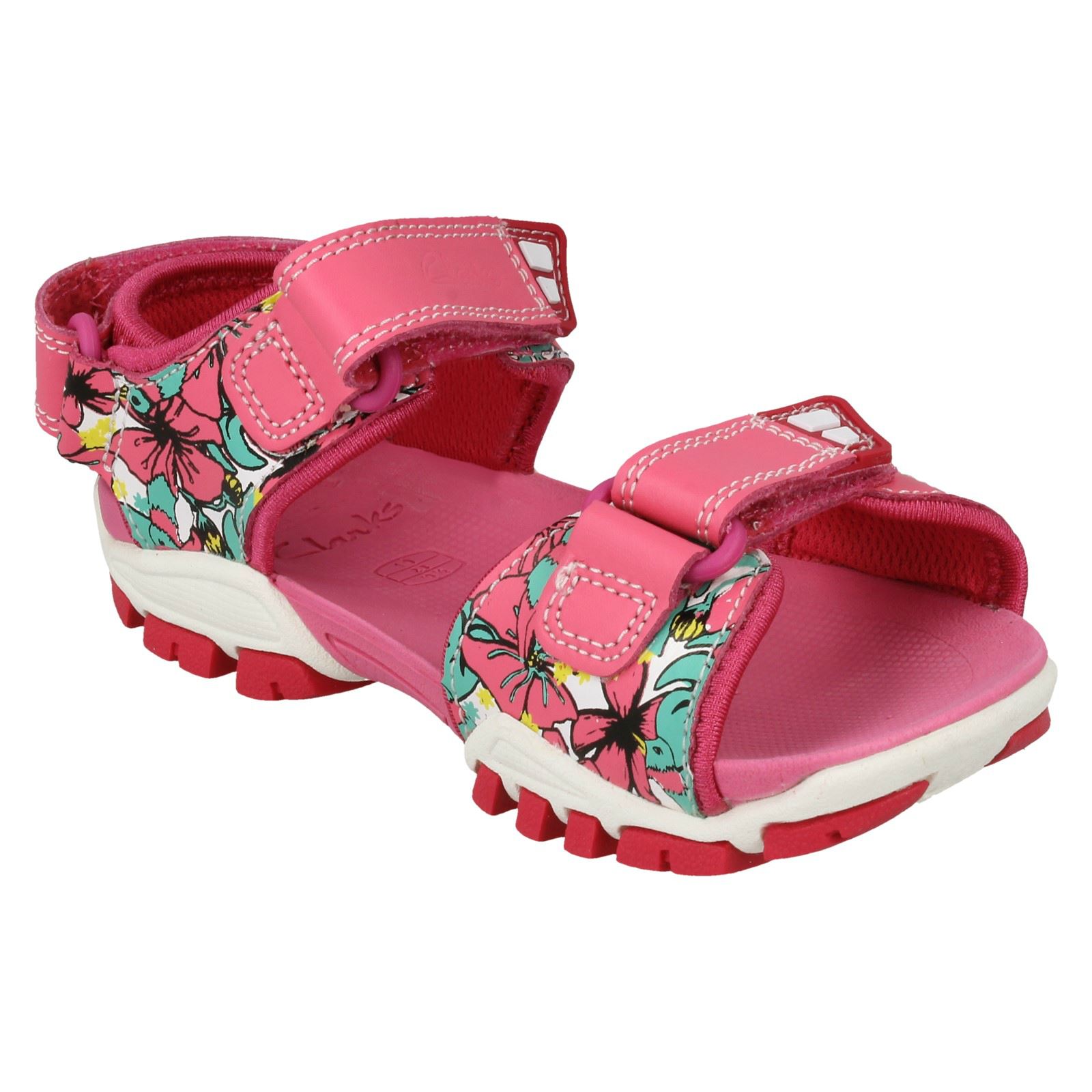 Girls Clarks Water-Friendly Sandals /'Zalmo Word/'