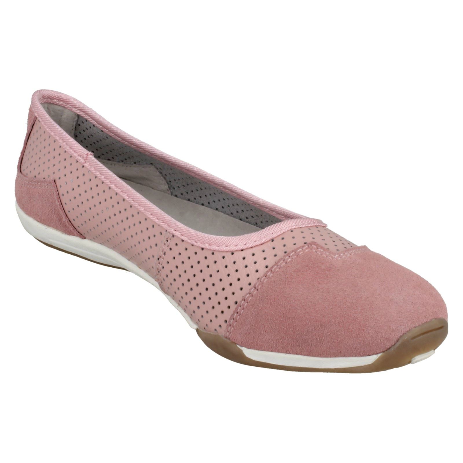Ladies Down To Earth Casual Leather /'Ballerinas/'