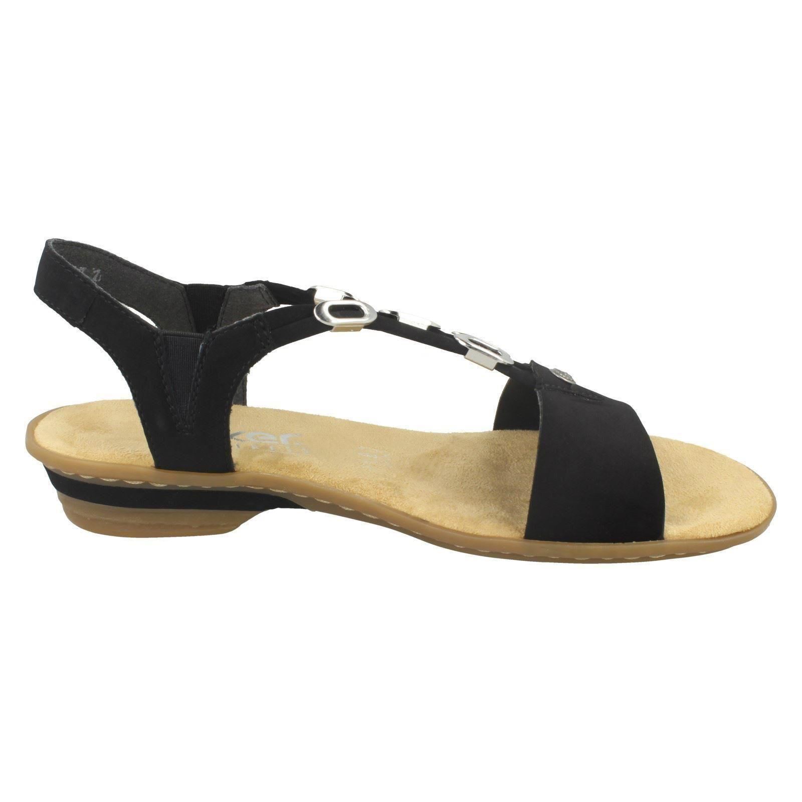 Ladies Rieker Stylish Strappy Sandals /'63453/'