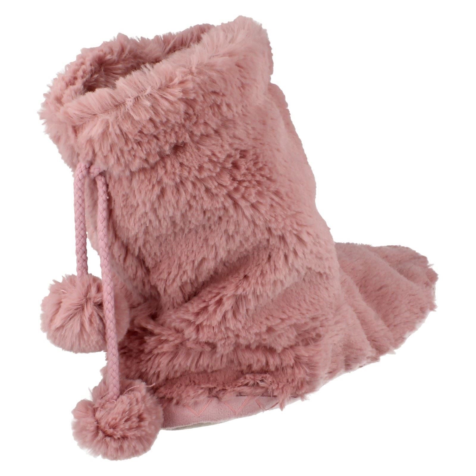 Ladies Spot On Draw String Booty /'Slippers/'