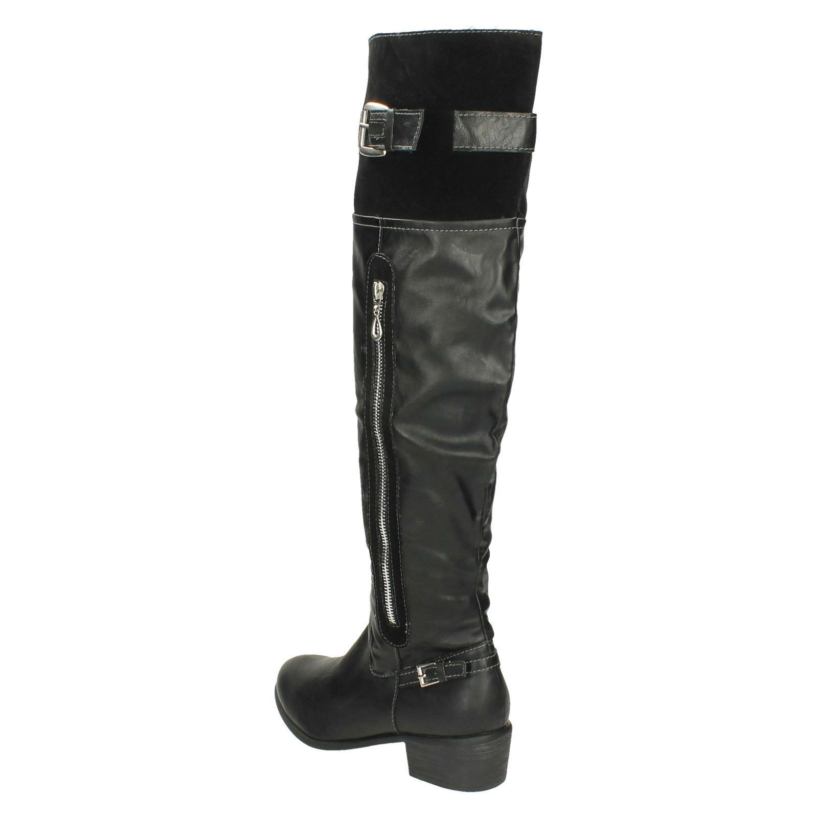 Barricci Ladies Knee High Zip Boots L9287