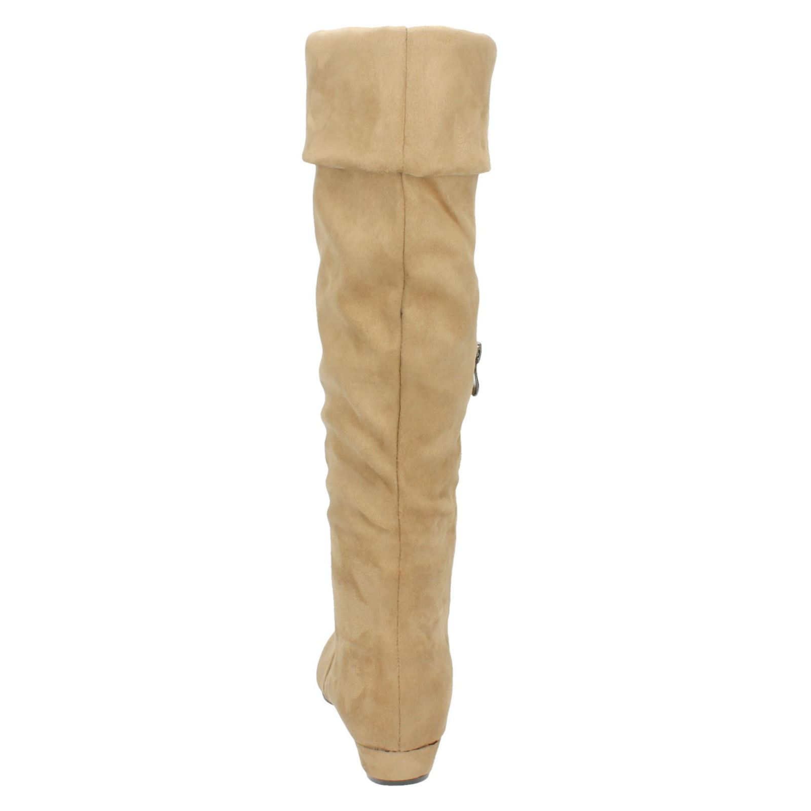 Ladies Spot On Mid Heel /'High Leg Boots/'