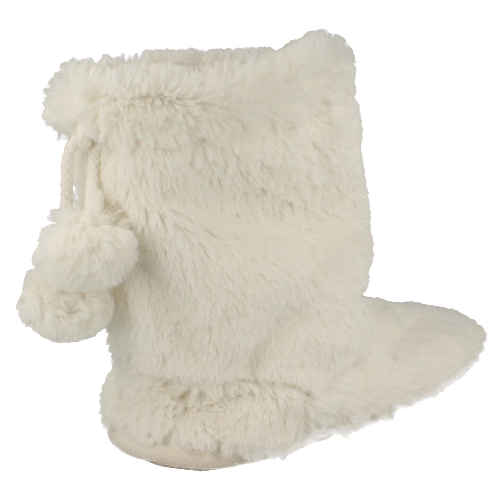 Ladies Spot On Draw String Booty /'Slippers/'